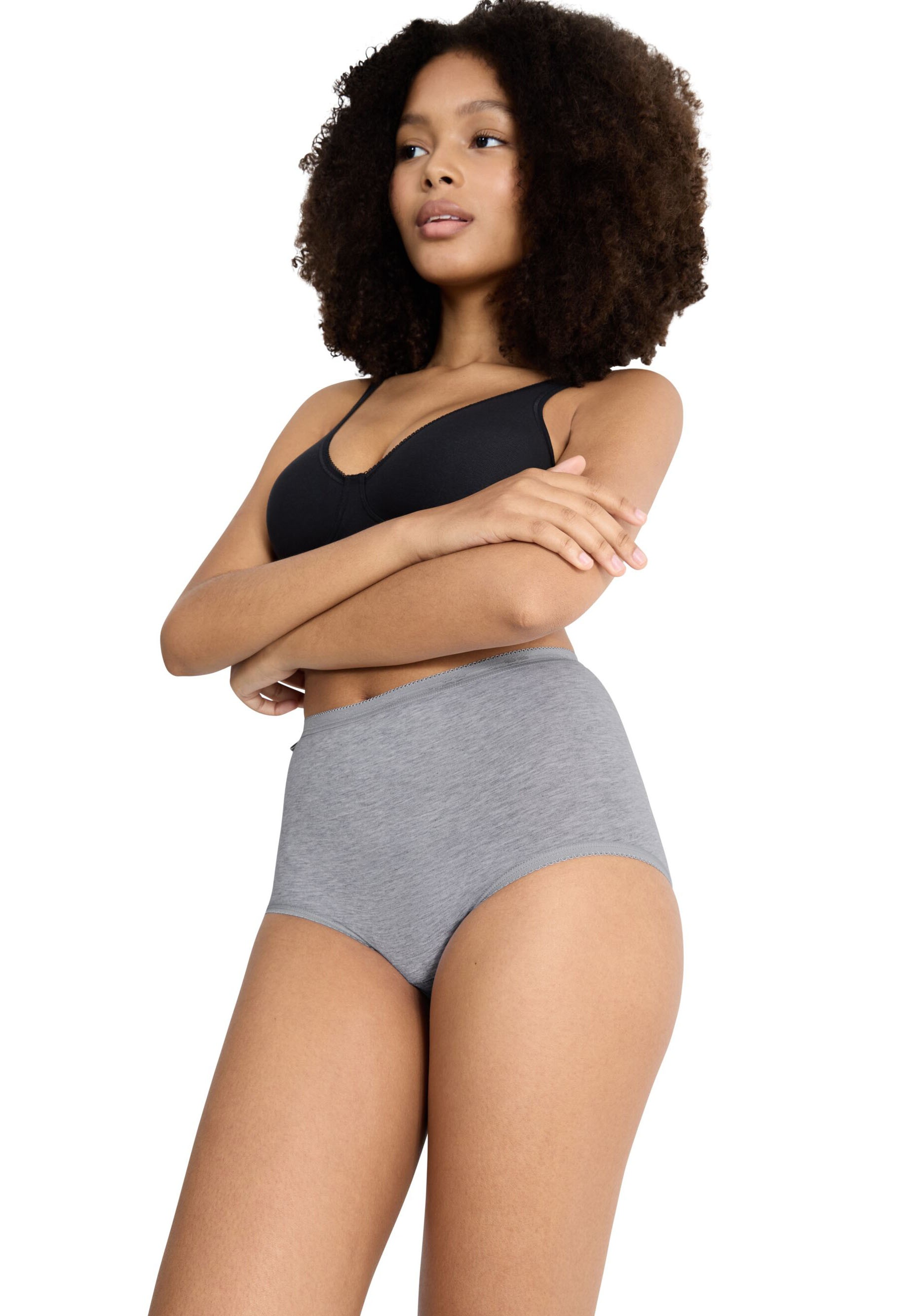 sloggi Slip »Basic+ Maxi C4P«, (4er Pack), perfekter Sitz