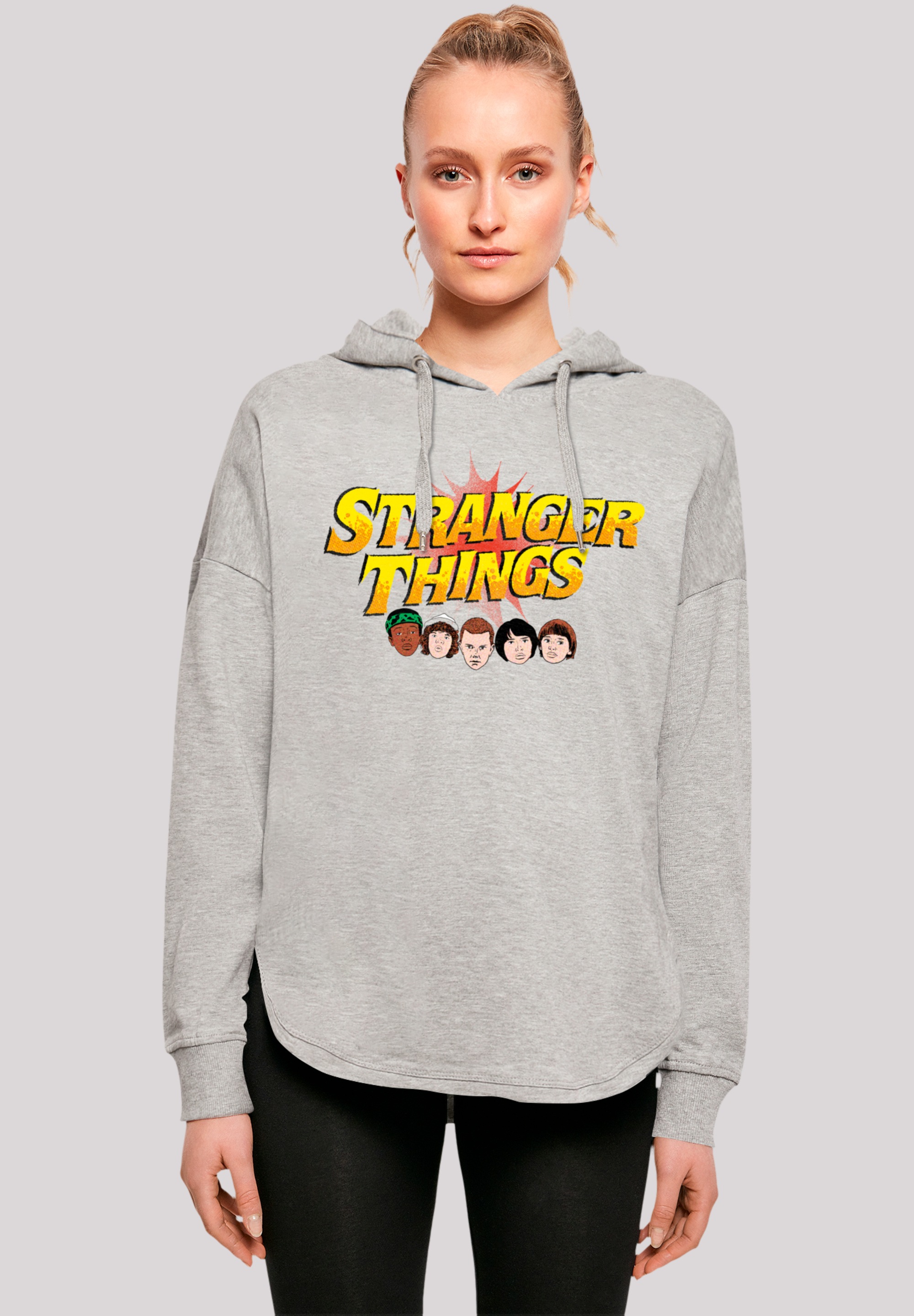 F4NT4STIC Kapuzenpullover "Stranger Things Comic Heads Netflix TV Series", Premium Qualität