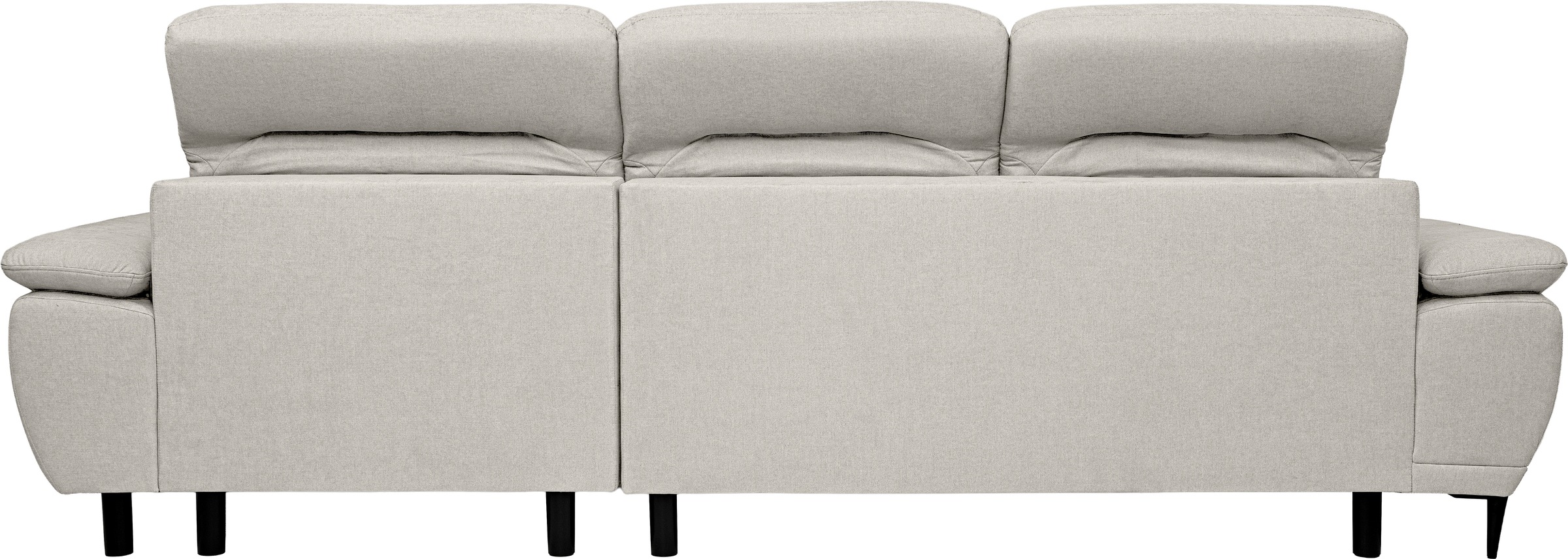 WERK2 Ecksofa »Focus-S, inkl. elektr. Sitzvorzug, manuelle Kopfteilverstellung« elektr. Sitztiefenverstellung, flexible Kopfstützen, 12cm Füße, L-Form