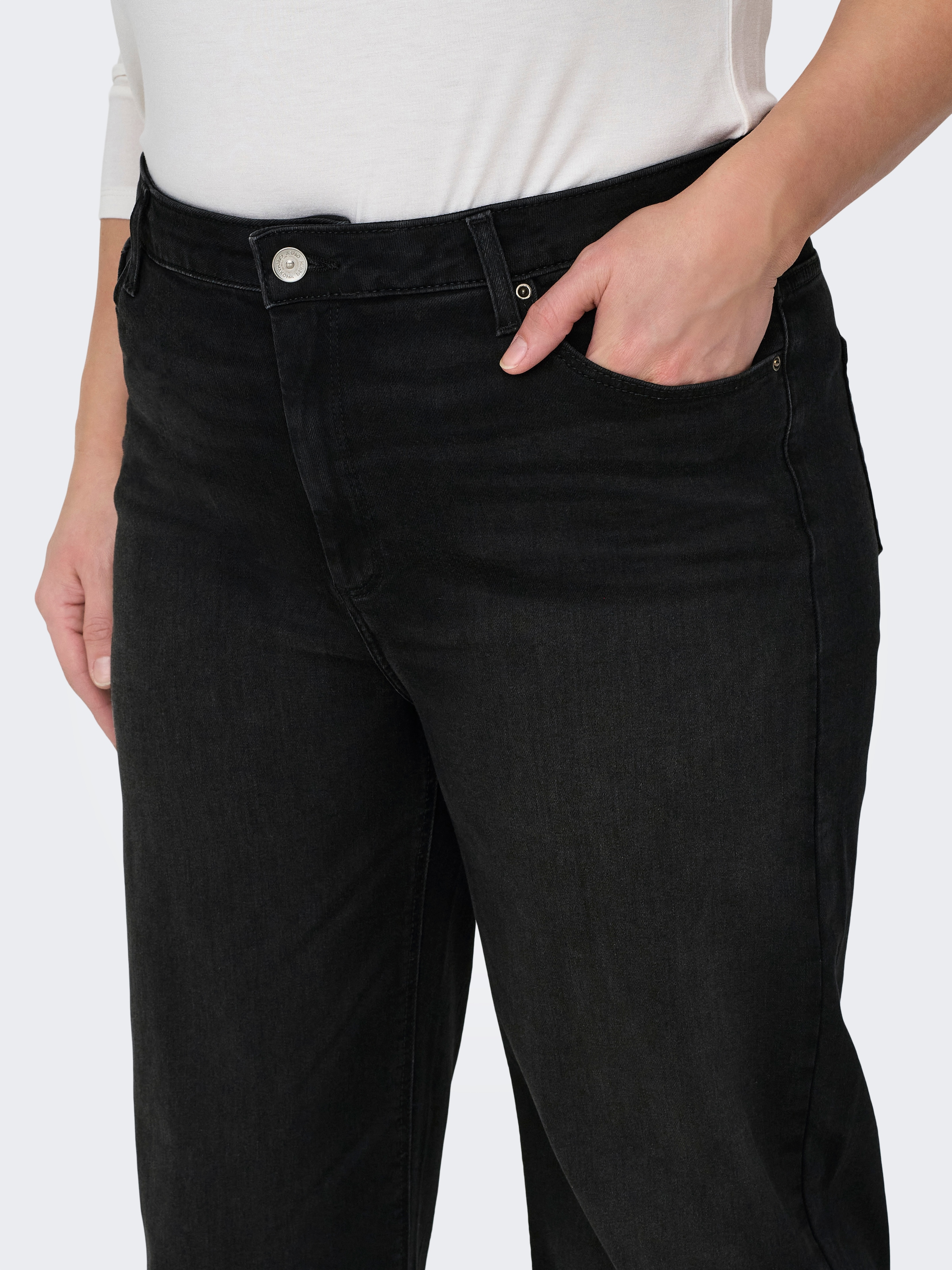 ONLY CARMAKOMA High-waist-Jeans »CARWILLY HW WIDE JEANS CRO1099 NOOS«