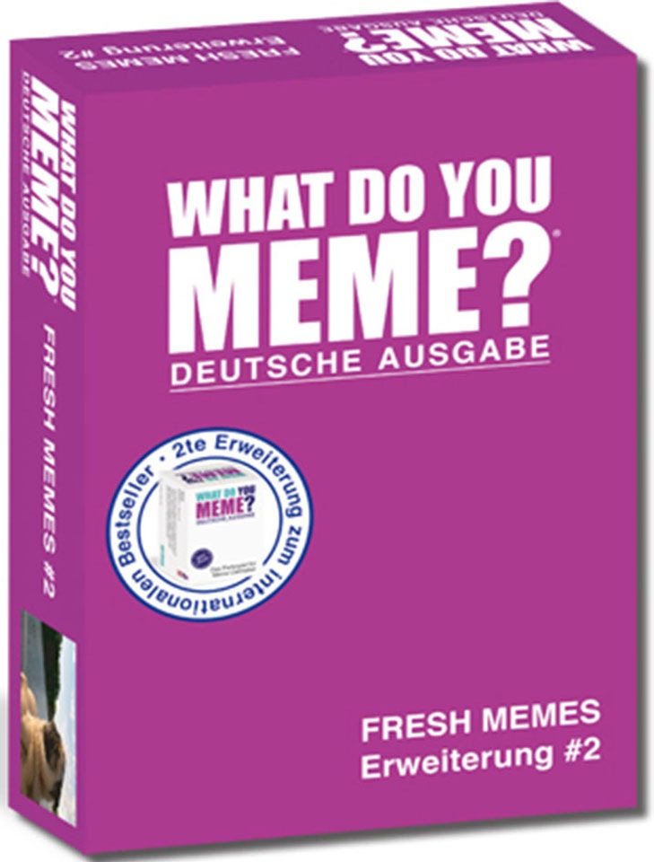 HUCH Spiel "What Do You Meme? - Fresh Memes 2", bunt, Spiele