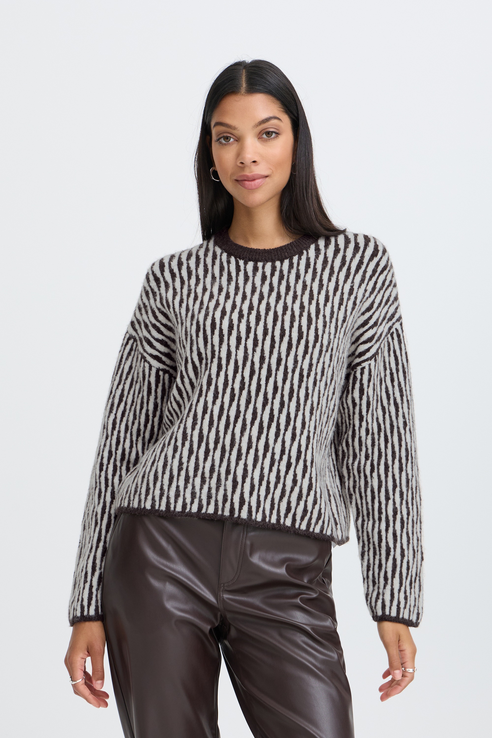 b.young Strickpullover »Damen Langarm BYOJULA«
