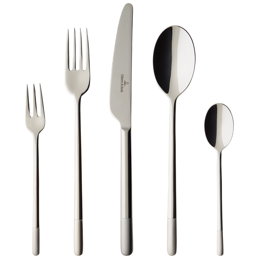 Villeroy & Boch Besteck-Set "Tafelbesteck Ella 180er Set silber" Spülmaschinenfest