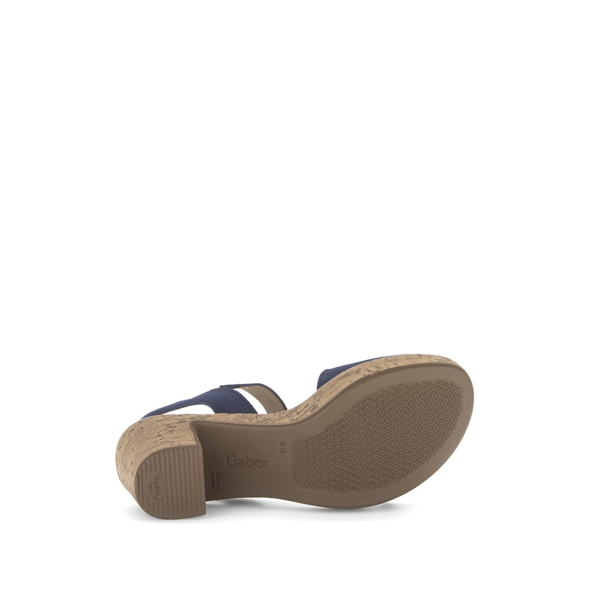 Riemchensandale GABOR "Riemchensandale", Damen, Gr. 38, blau, Schuhe Riemchensandale 3