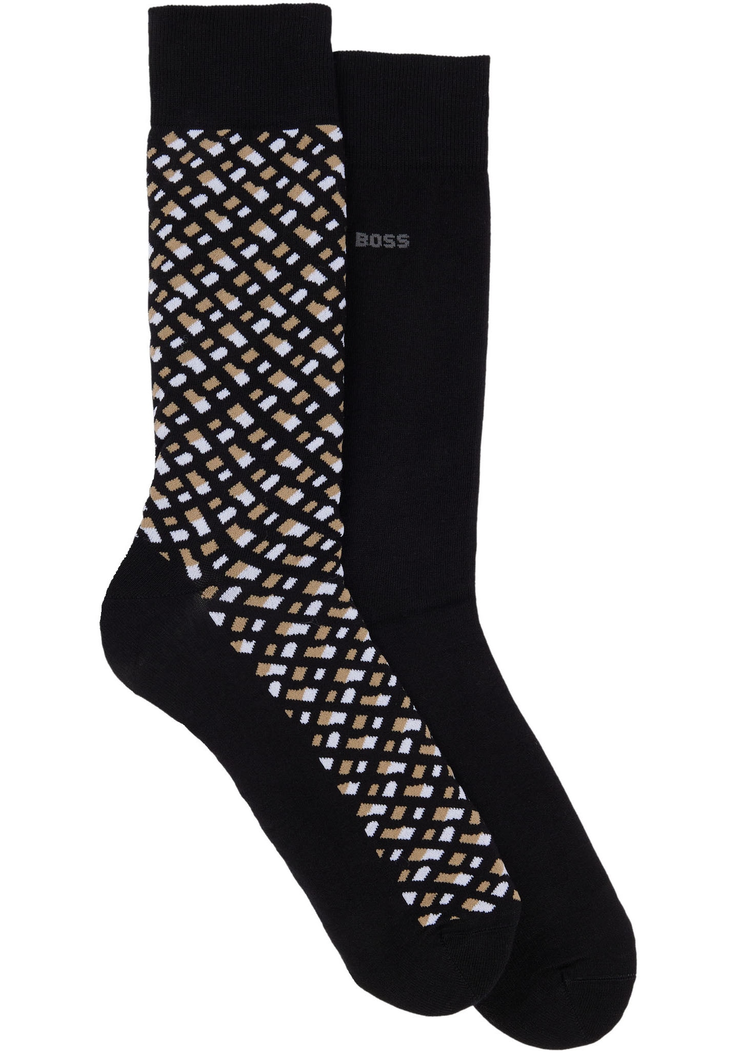 BOSS Socken "2P RS Monogram CC" Packung, 2 Stk. tlg. mit Logo günstig online kaufen