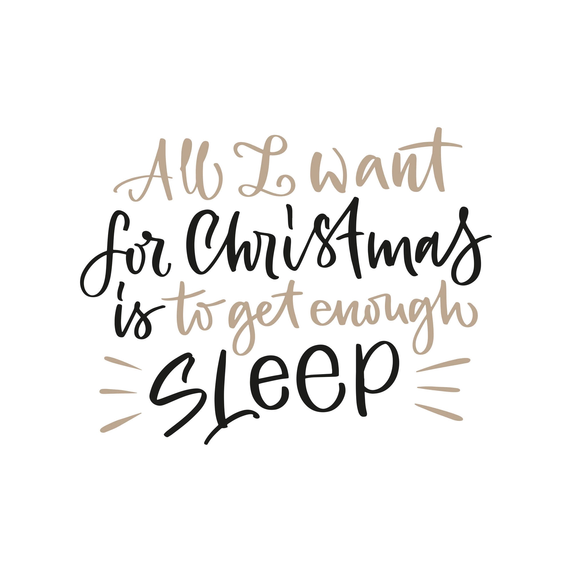 queence Dekokissen »SLEEP FOR CHRISTMAS«, Kissenhülle ohne Füllung, 1 Stück