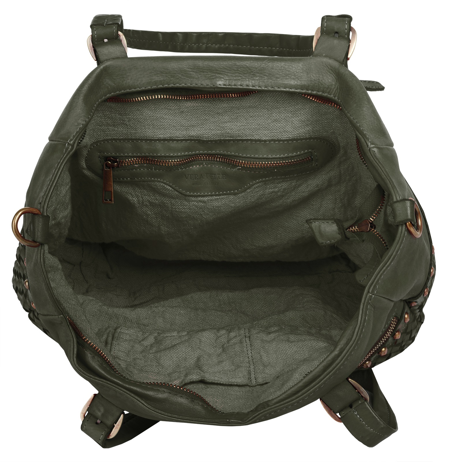 Samantha Look Shopper, echt Leder, Made in Italy