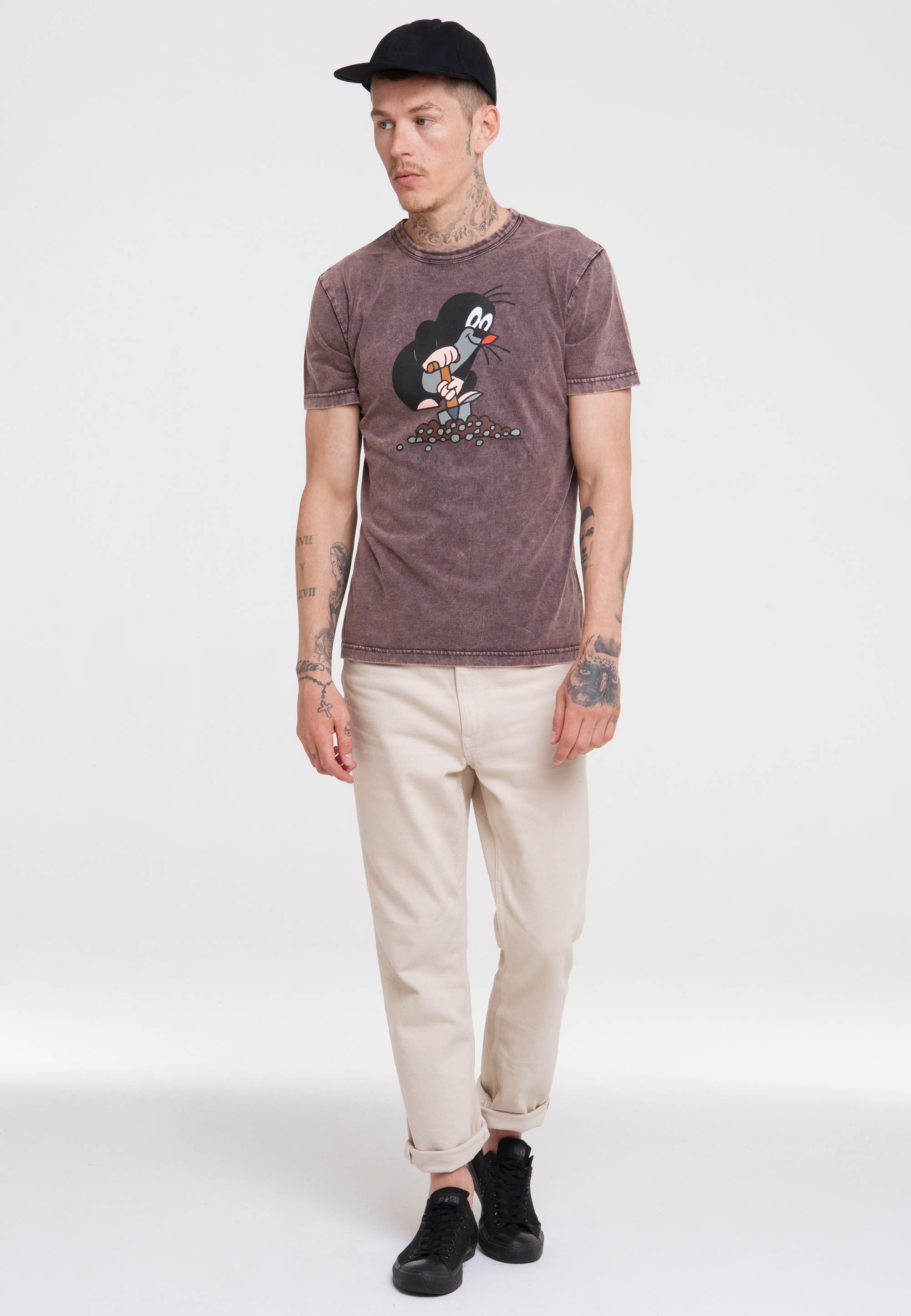 LOGOSHIRT T-Shirt Maulwurf«, kaufen mit »Der lizenziertem kleine | Print BAUR ▷