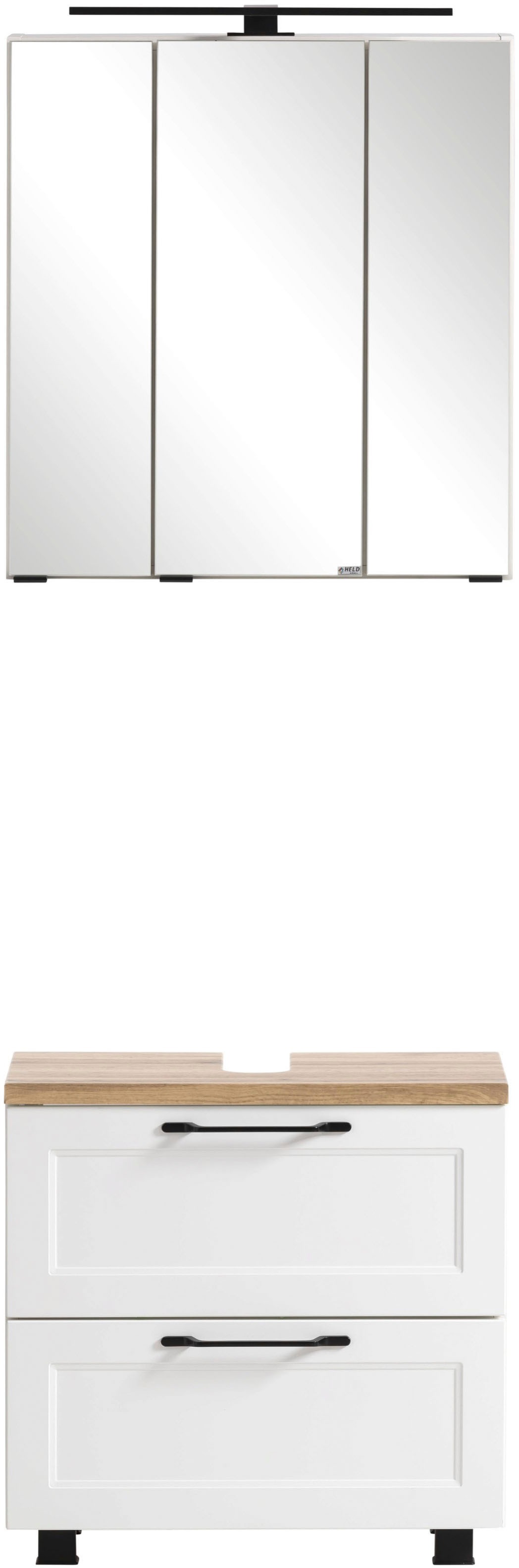 welltime Badmöbel-Set "Lana" Komplett-Set, 2 Stk. tlg. Badezimmer-Set, 2-te günstig online kaufen