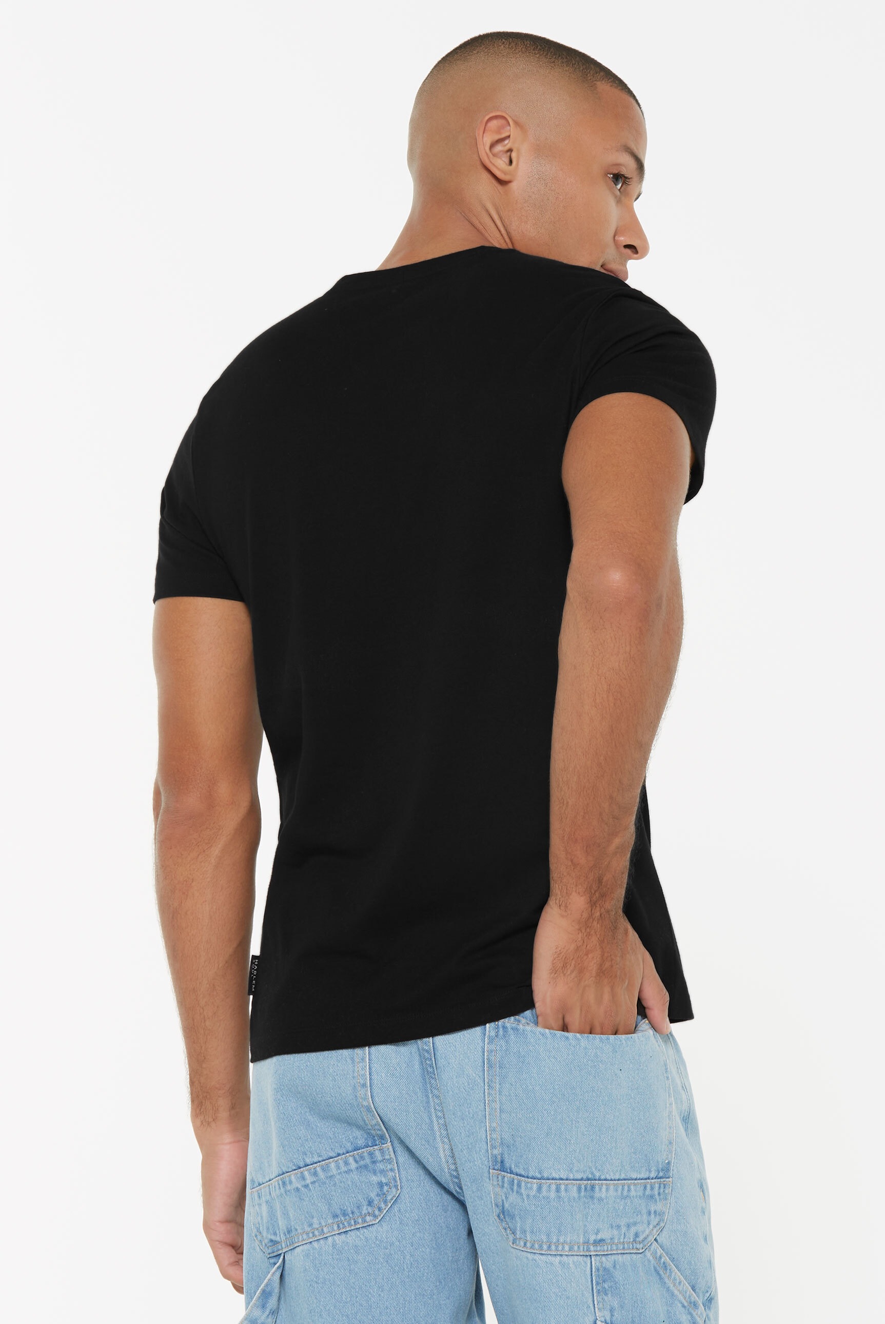 Harlem Soul V-Shirt, aus Baumwolle