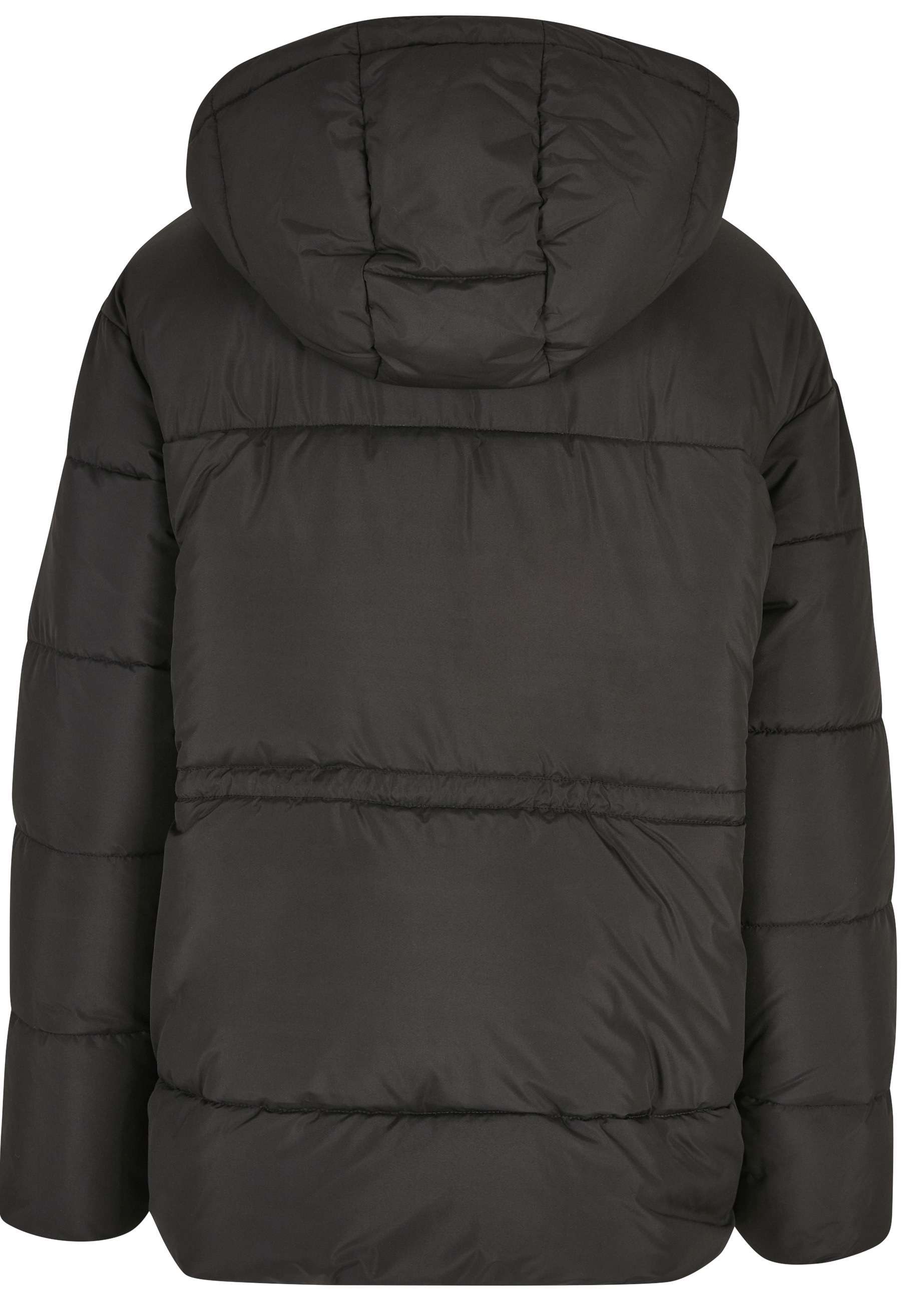 URBAN CLASSICS Winterjacke »Urban Classics Damen Ladies Waisted Puffer Jacket« 1 Stk. tlg. mit Kapuze