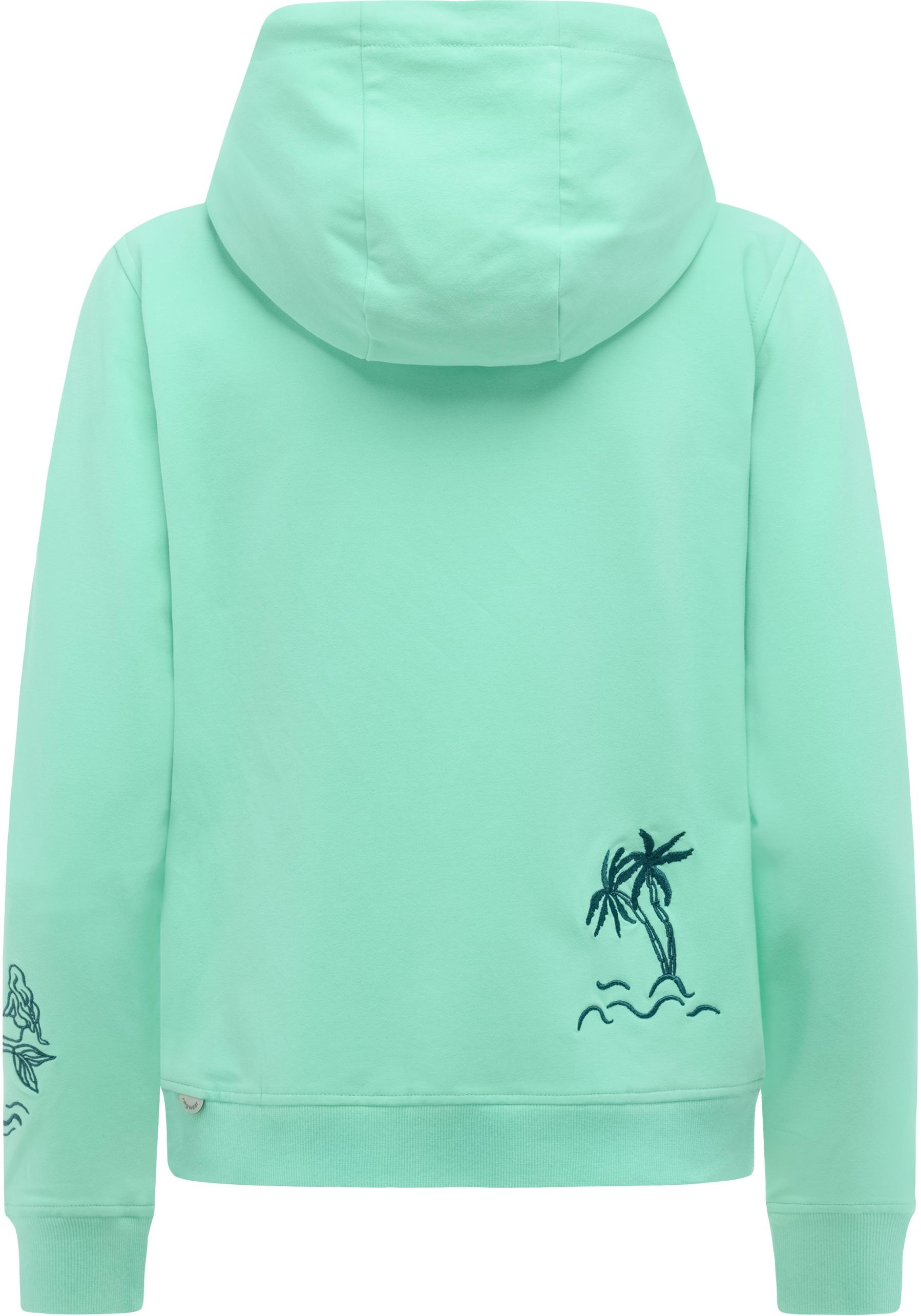 Ragwear Parya Embro Women's Sweatshirt Jacket Light Green L 2