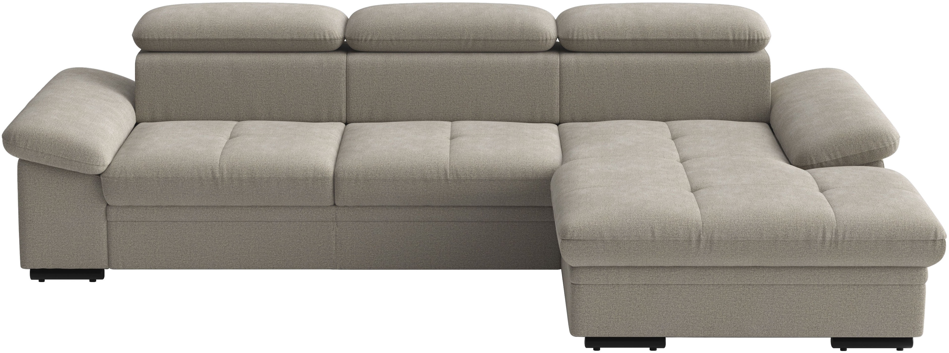 sit&more Ecksofa "Viola L-Form, B: 260 cm, Arm- & Kopfteilverstellung" optional Schlaffunktion,inkl Armteil- & Kopfteilverstellung