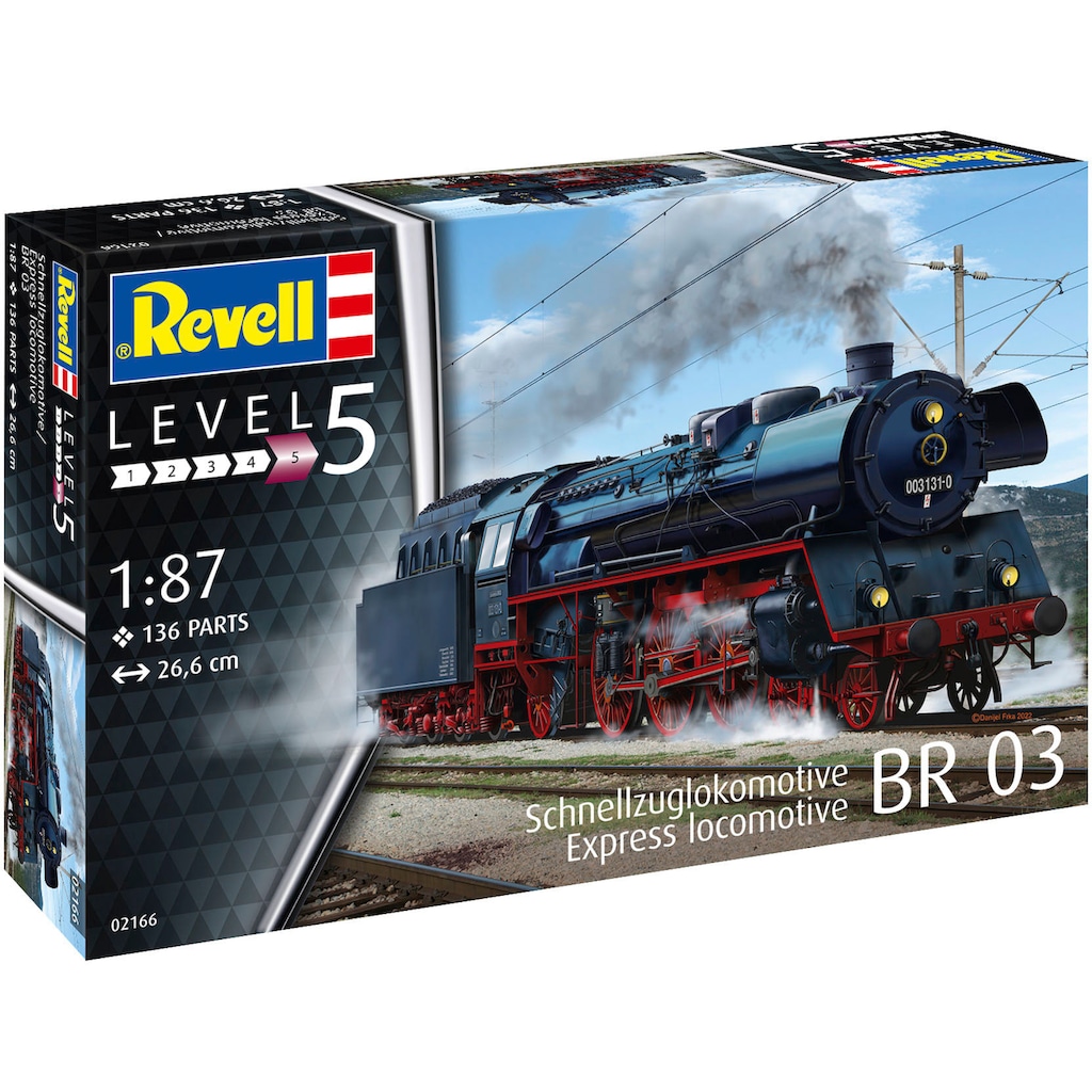 Revell® Modellbausatz »H0 Schnellzuglokomotive BR03«, 1:87
