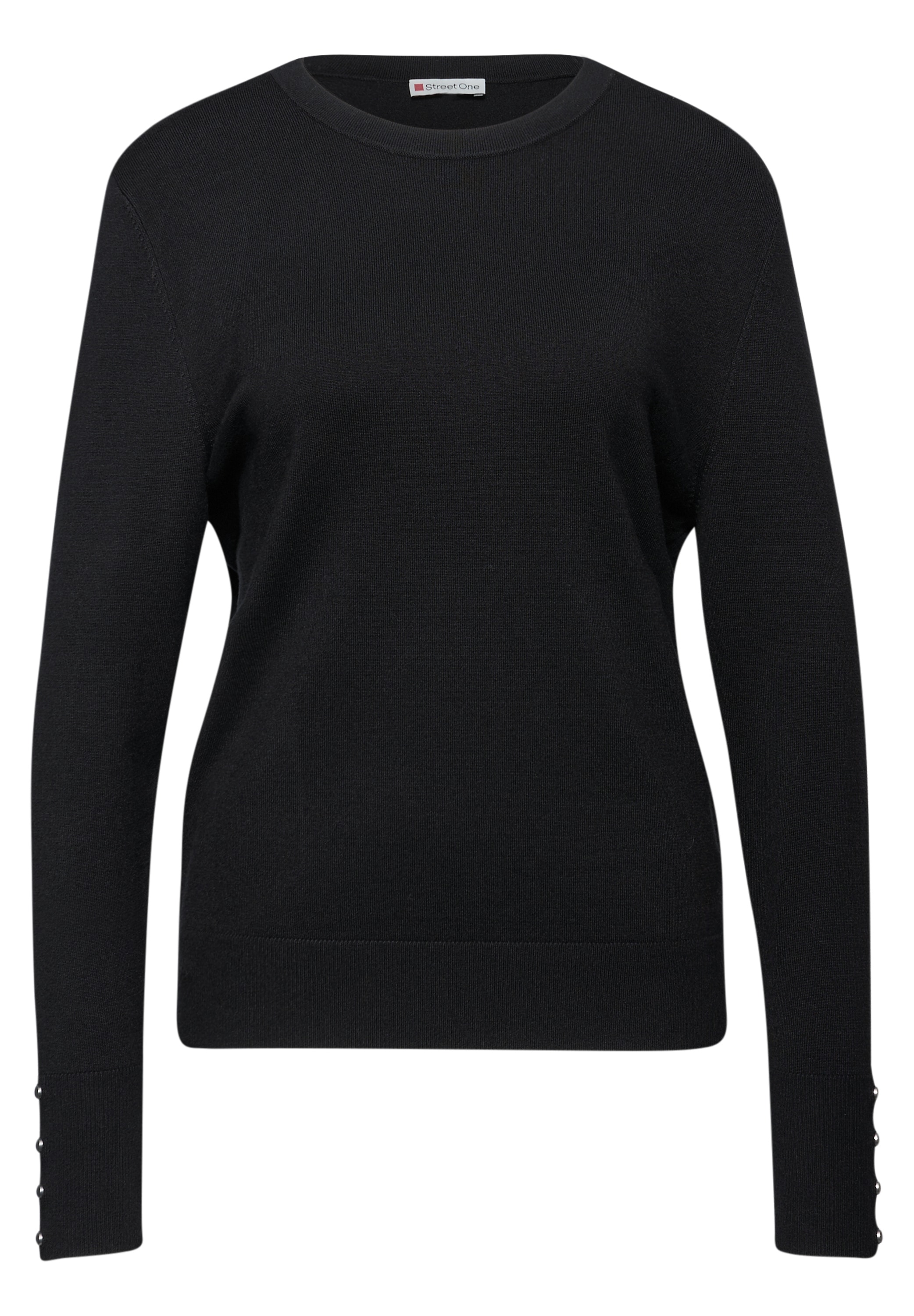 STREET ONE Strickpullover, aus softem Materialmix
