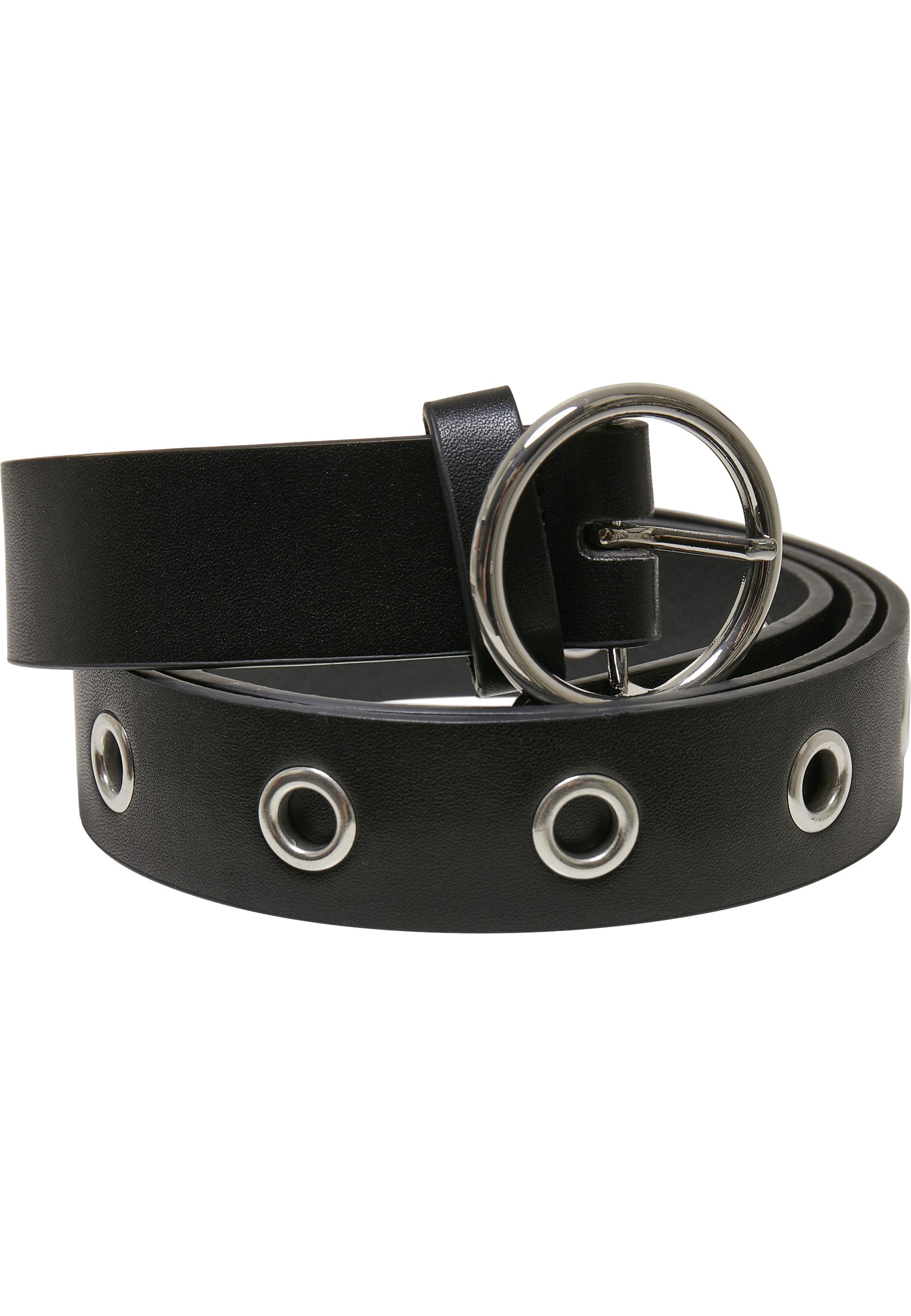 URBAN CLASSICS Hüftgürtel »Urban Classics Unisex Synthetic Leather Eyelet Belt 2-Pack«