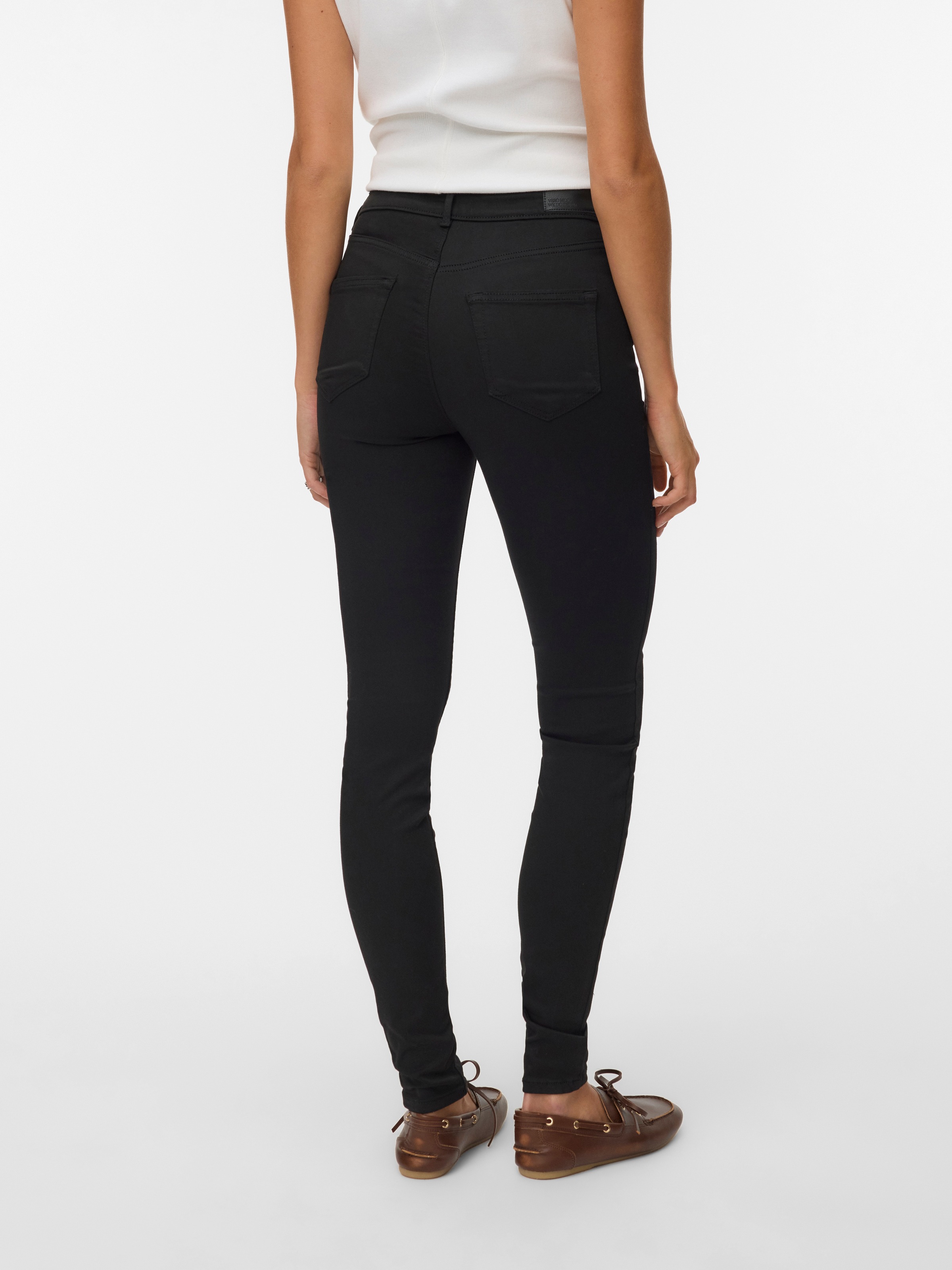 Thumbnail - Vero Moda Skinny-fit-Jeans "VMLUX NW SUPER S JEANS" aus extra weicher Modal Qualität