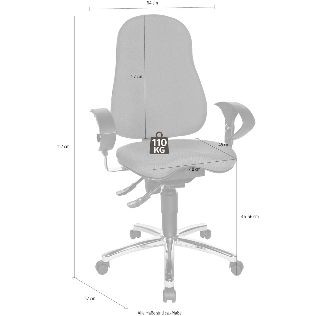 TOPSTAR Bürostuhl »Sitness 10«