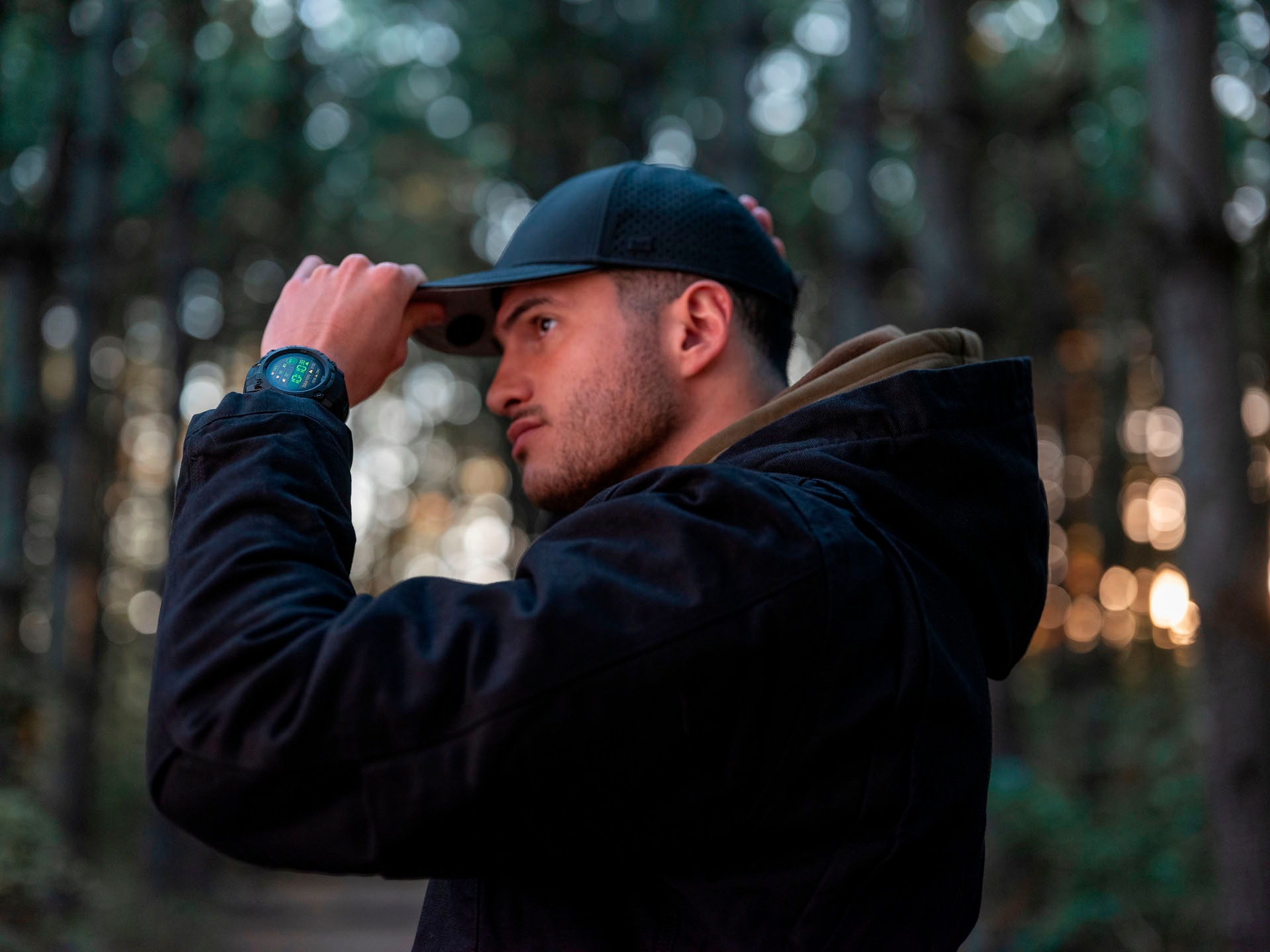 Garmin Smartwatch »Instinct 3 AMOLED 50 mm Tactical Edition« (3,3 cm / 1,3 ″)