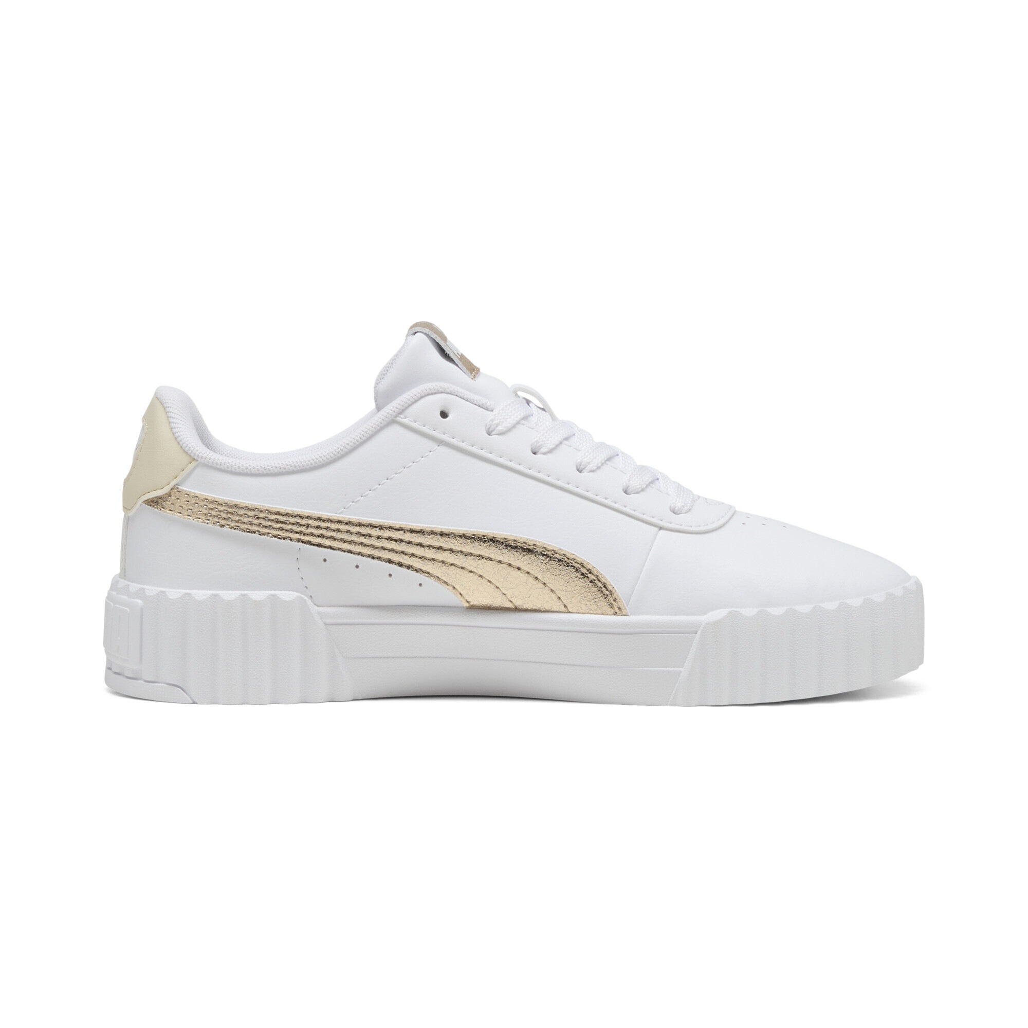 PUMA Sneaker »Carina 3.0 Metallic Whisper Sneakers Damen«
