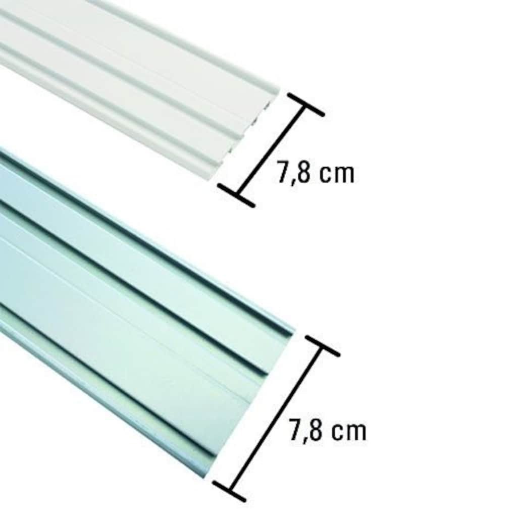 GARDINIA Vorhangschiene, 3 läufig-läufig, Fixmaß