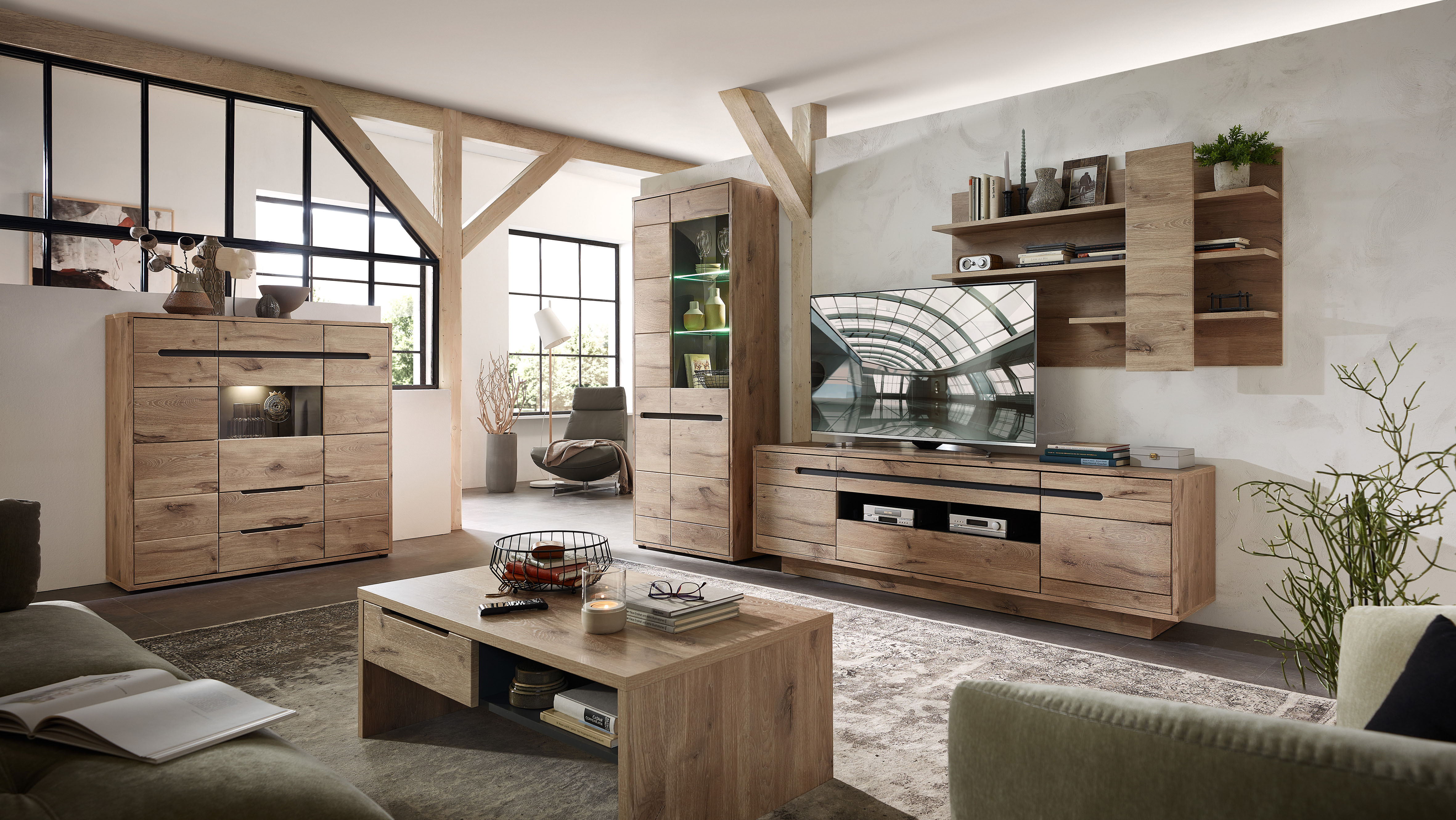 Thumbnail - Innostyle Couchtisch "BELLANO, TOPSELLER" Couchtisch, OTTOs Choice, 1 Stk. tlg. Maße: 110 x 40 x 65 cm (B/H/T), Eiche Op...