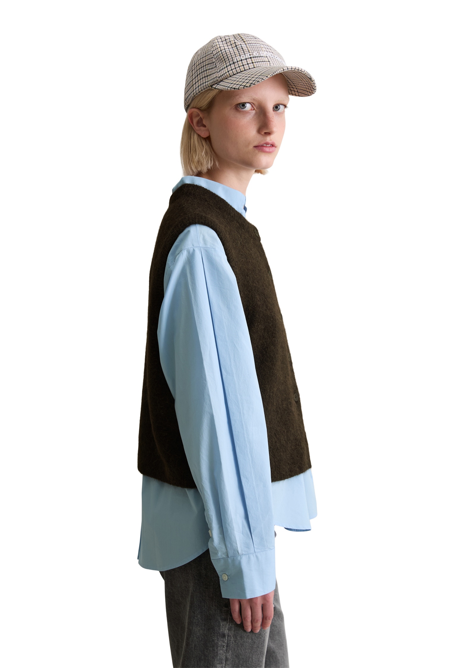 Marc O'Polo DENIM Strickweste »aus Alpakawolle-Wolle-Mix«