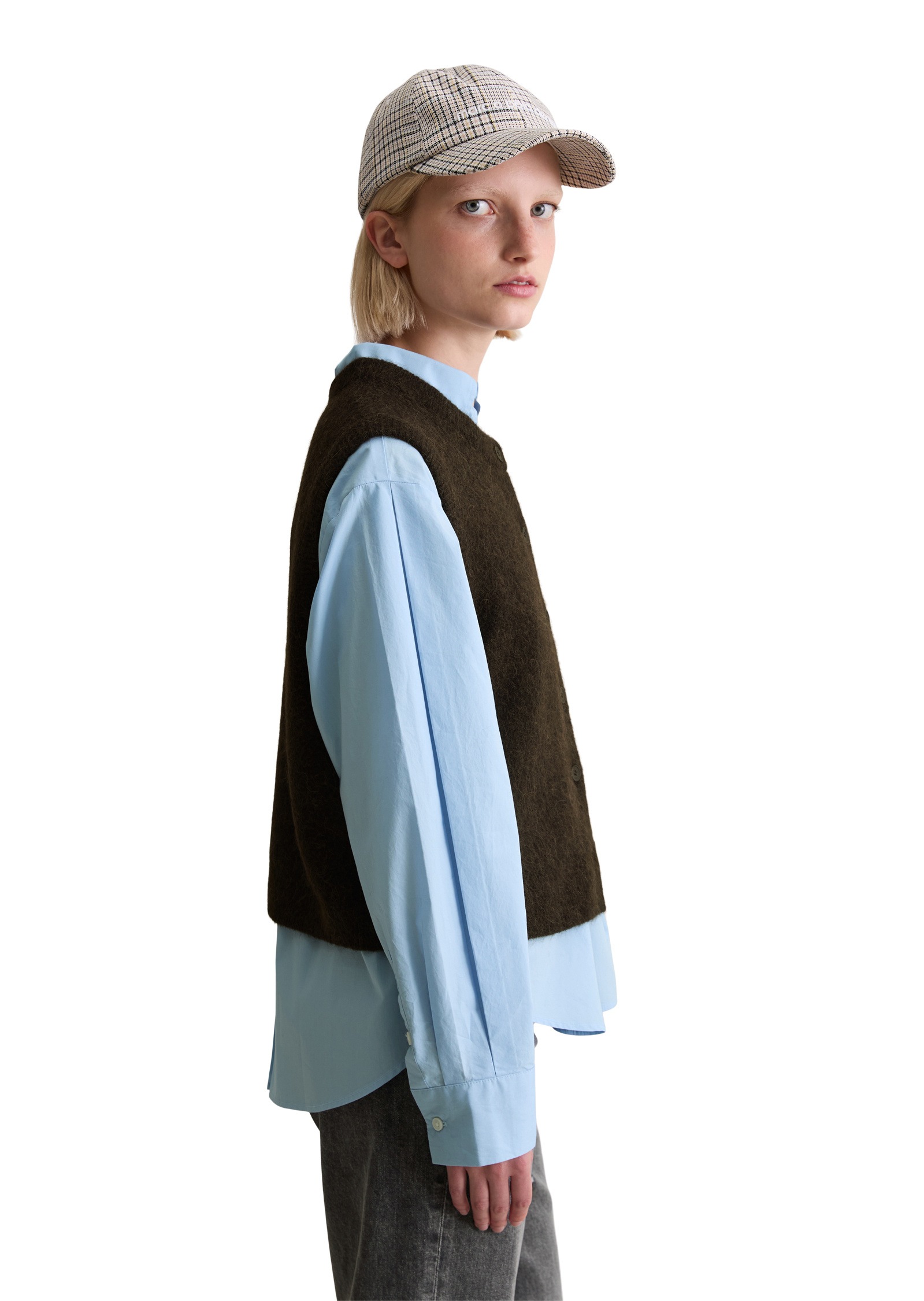 Marc OPolo DENIM Strickweste "aus Alpakawolle-Wolle-Mix" günstig online kaufen