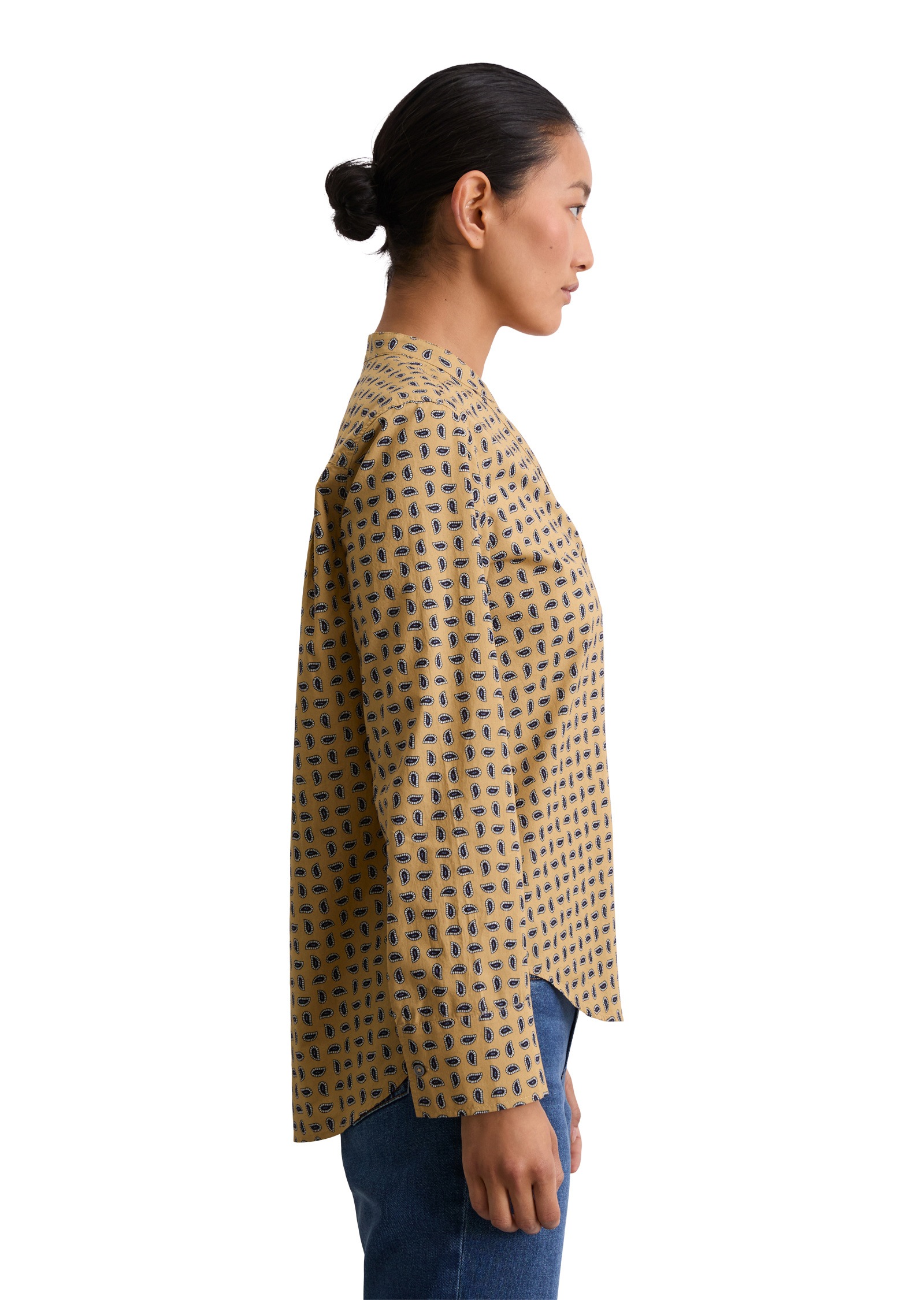 Marc OPolo Langarmbluse "aus Papertouch-Popeline" günstig online kaufen