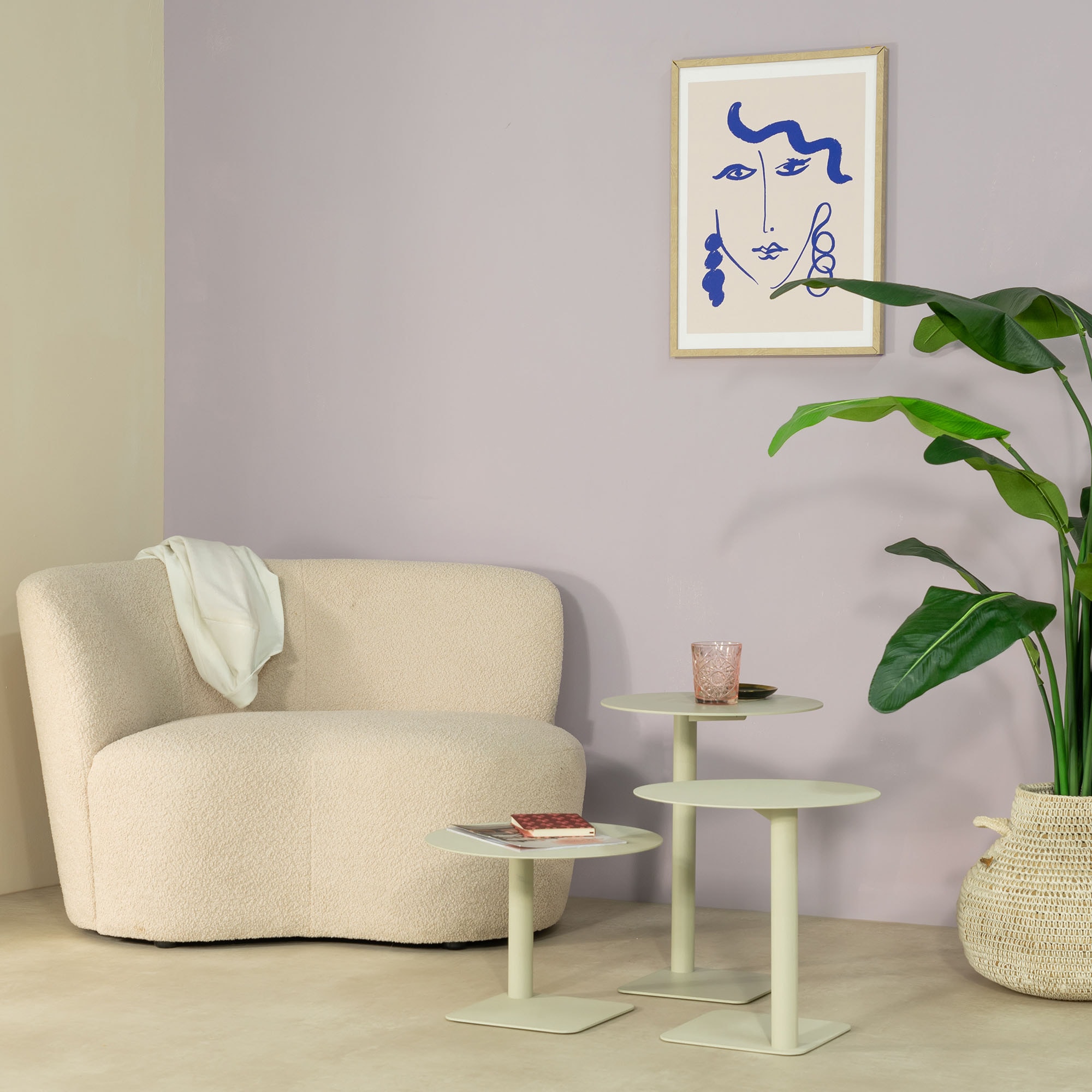 Spinder Design Beistelltisch »SUNNY 50«, Beistelltisch aus Stahl