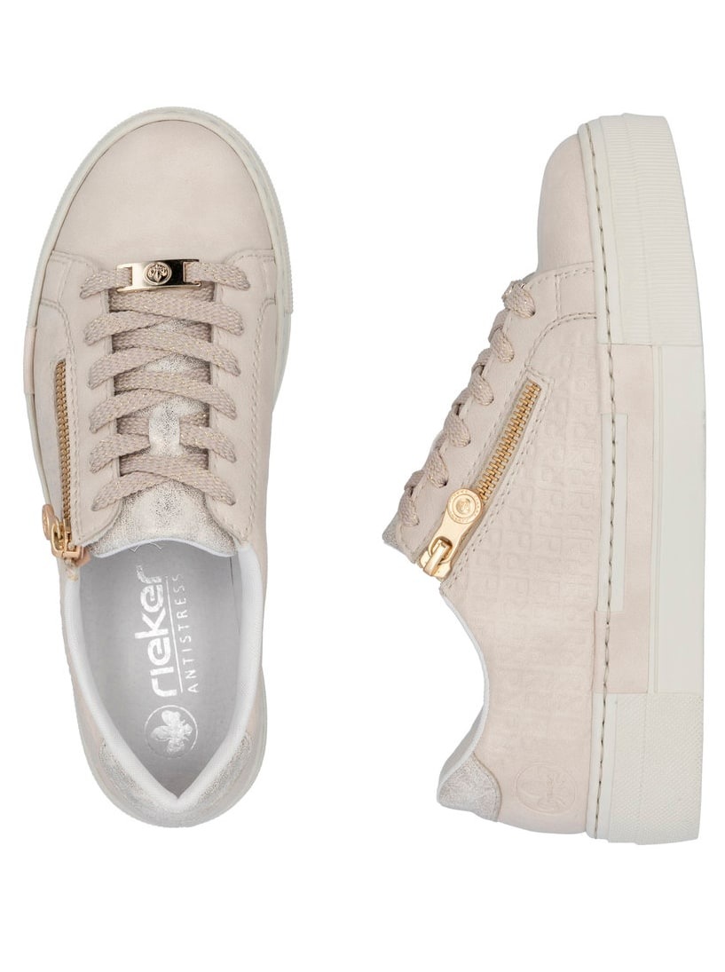 Rieker Women's Sneaker Ivory 42 4