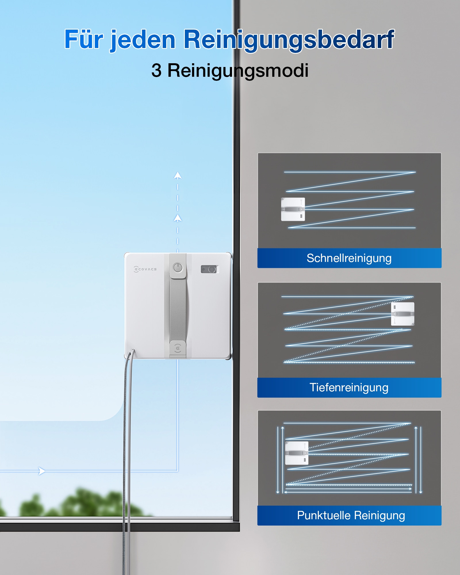 ECOVACS Fensterputzroboter »WINBOT MINI (Grau)«