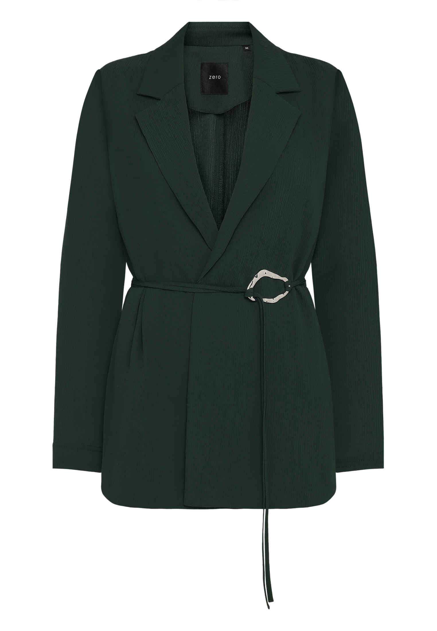 Zero Jackenblazer »Damen strukturiert mit Bindedetail« Schnalle
