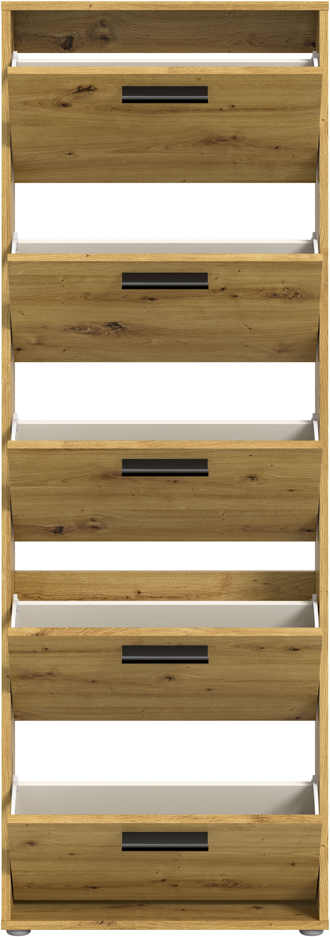 HBZ Schuhkommode »Sam Schuhkipper, Schuhschrank BxHxT 59x169x17 cm« 1 Stk. tlg. mit 5 Klappen