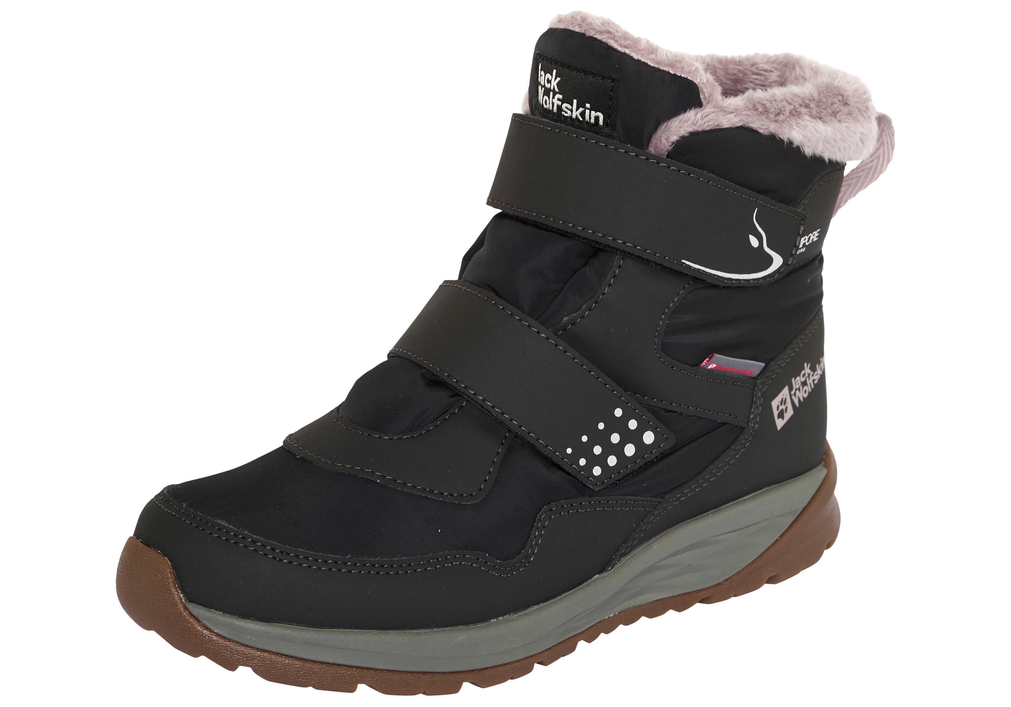 Jack Wolfskin Winterboots "Polar Bear-G Texapore Mid Vc K" Snowboots, Winterstiefel, Winterschuhe, Wasserdicht & Gefüttert