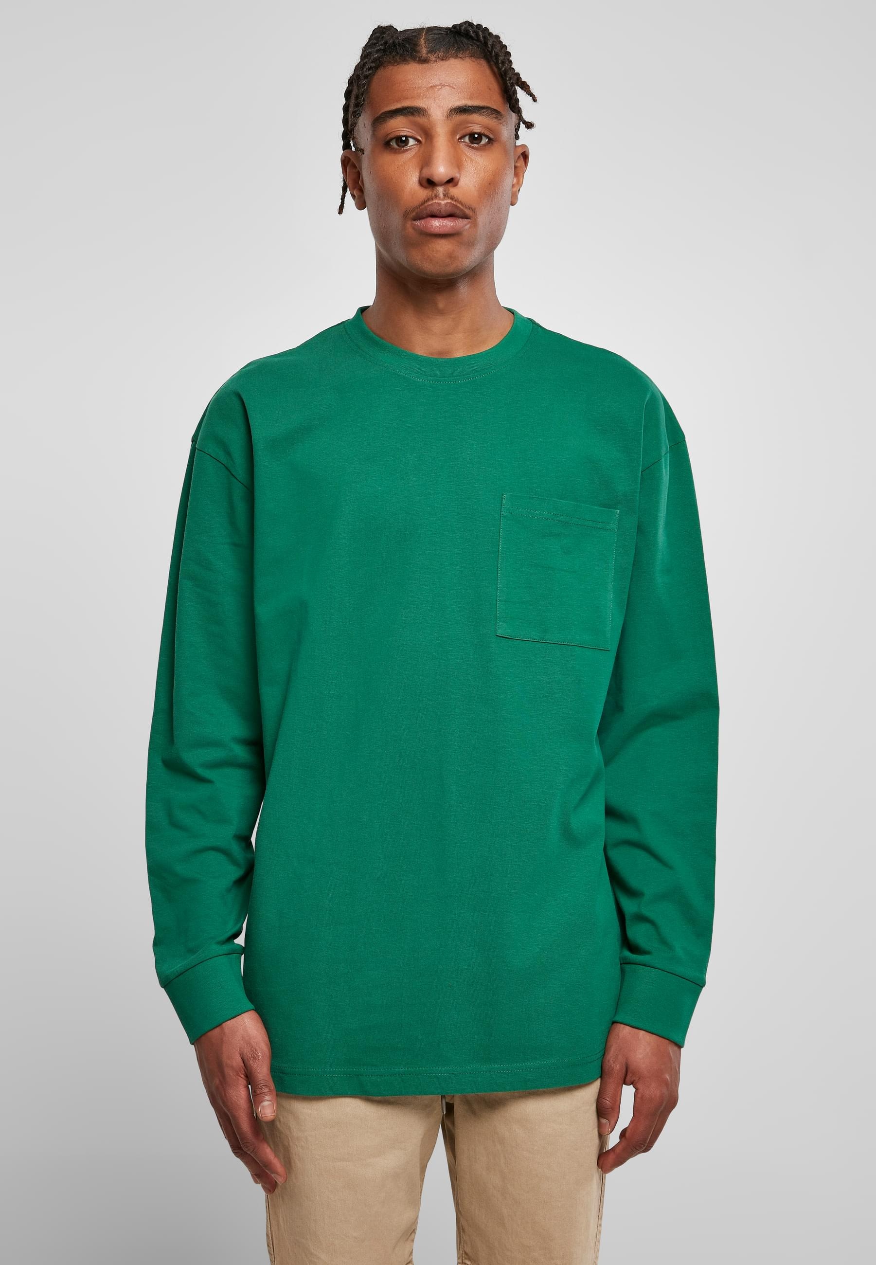URBAN CLASSICS T-Shirt »Urban Classics Herren Heavy Oversized Pocket Longsleeve«, (1 tlg.)