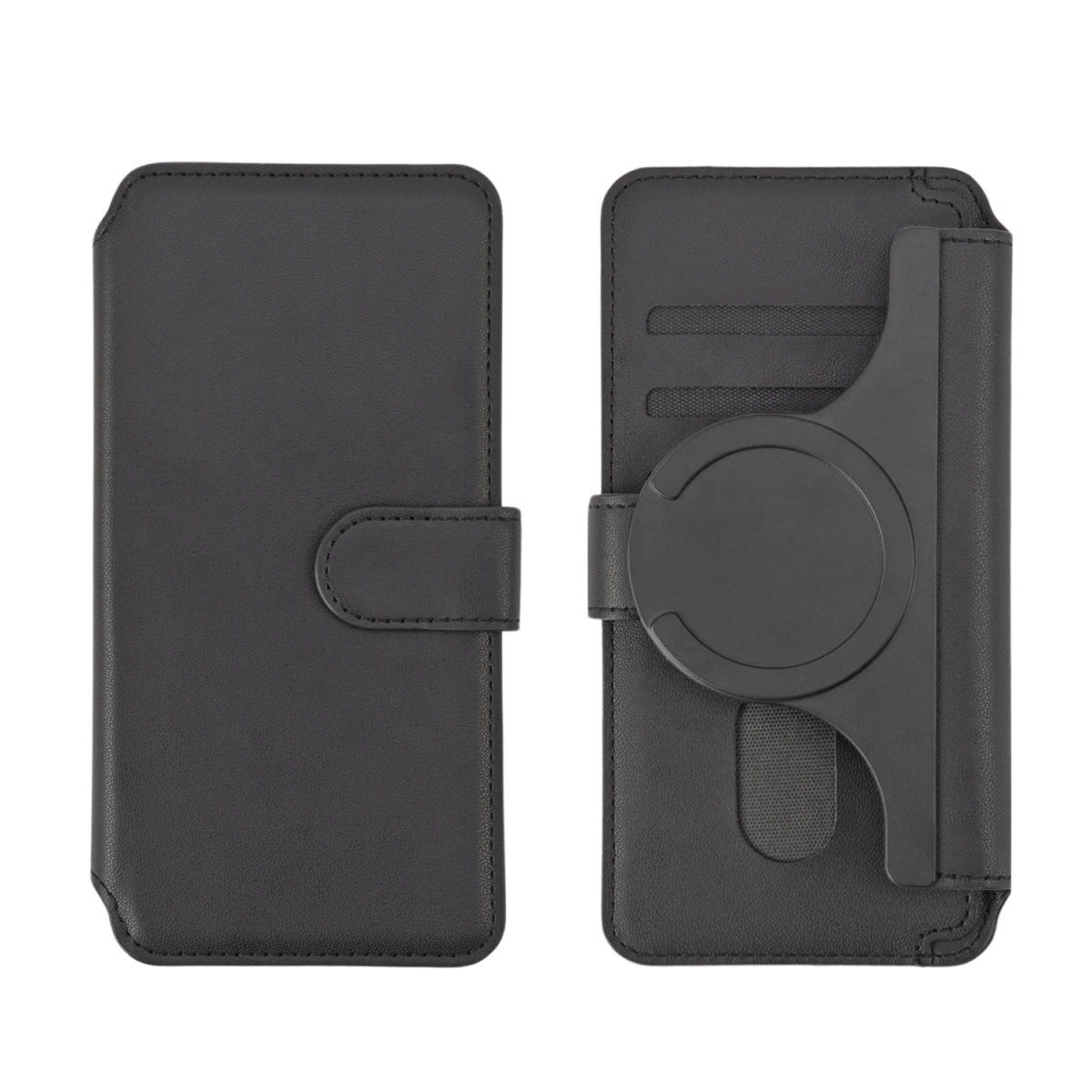 4smarts Flip Case »Universal Magnet Wallet CardCaddy XL«, MagSafe UltiMag Portemonnaie, RFID Schutz, iPhone 12, 13, 14, 15 Serie
