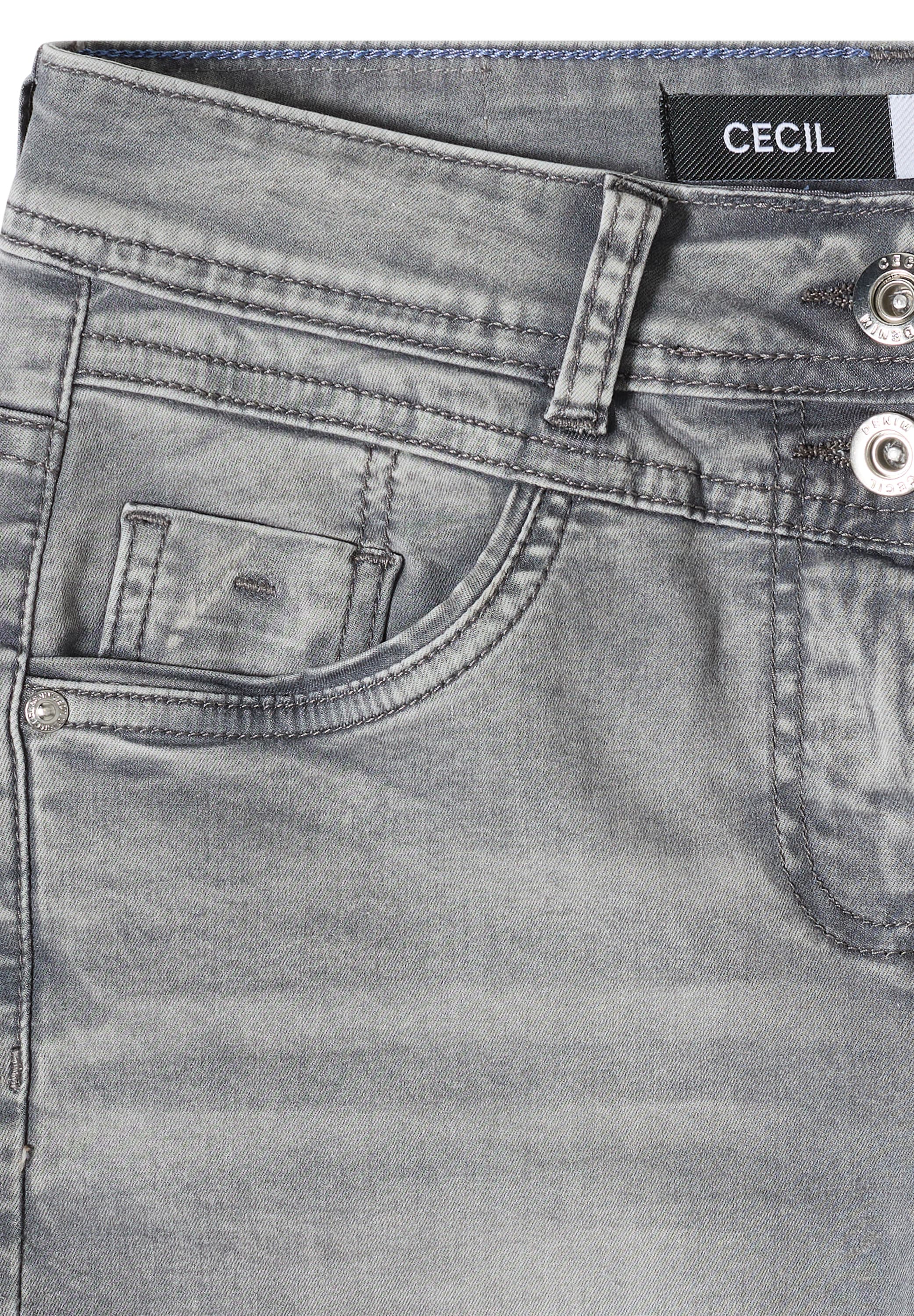 Cecil Shorts »Style Toronto«  Jeanshorts im Slim Fit und mit Stretch