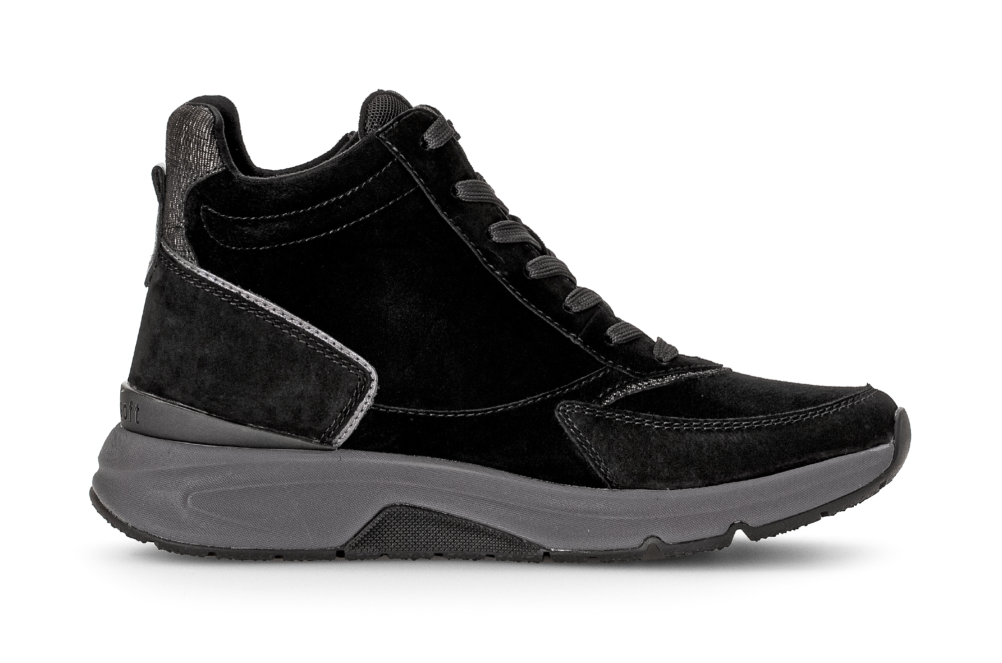 Gabor Rollingsoft Sneaker, Sneakerboots, Schnürboots mit Wechselfußbett