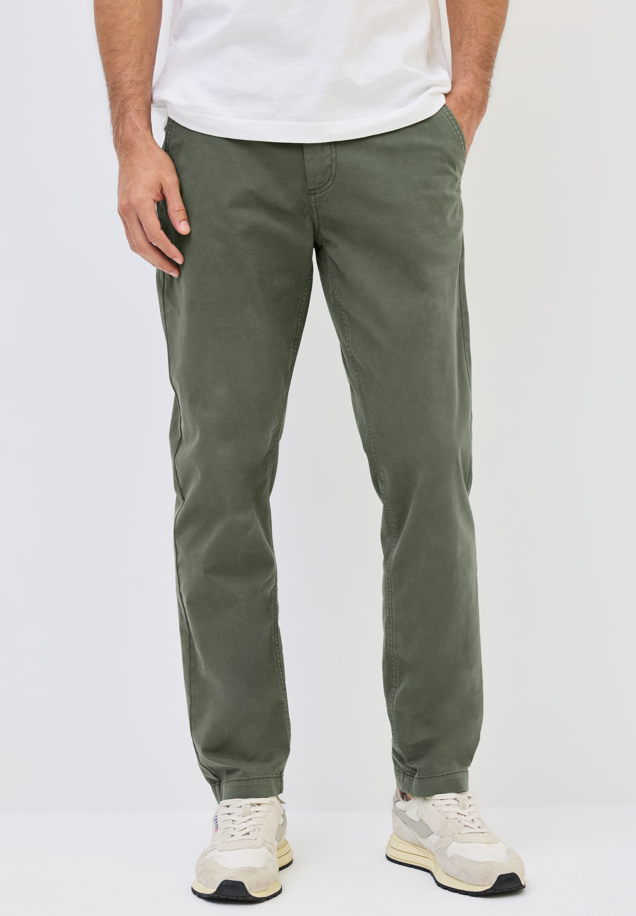 STREET ONE MEN Chinohose, aus Baumwolle mit Stretchanteil