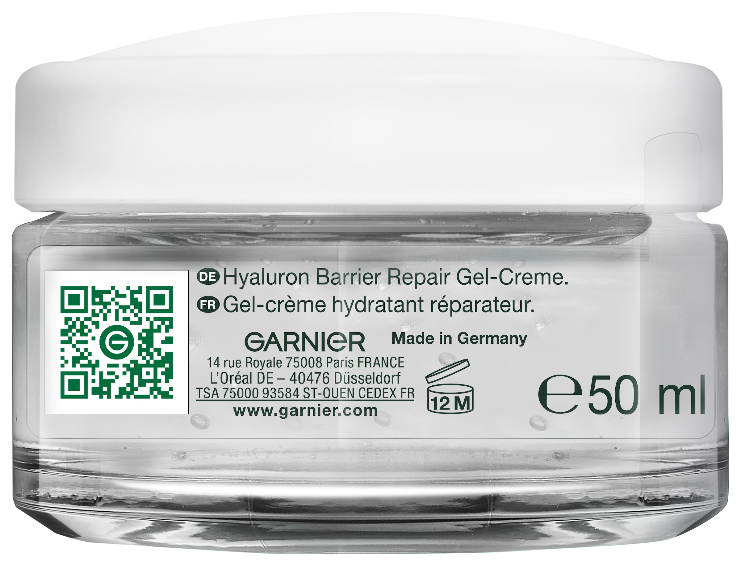 GARNIER Gesichtsgel »HYALURON BARRIER REPAIR GEL-CREME« feuchtigkeitsspendend, schützt und pflegt