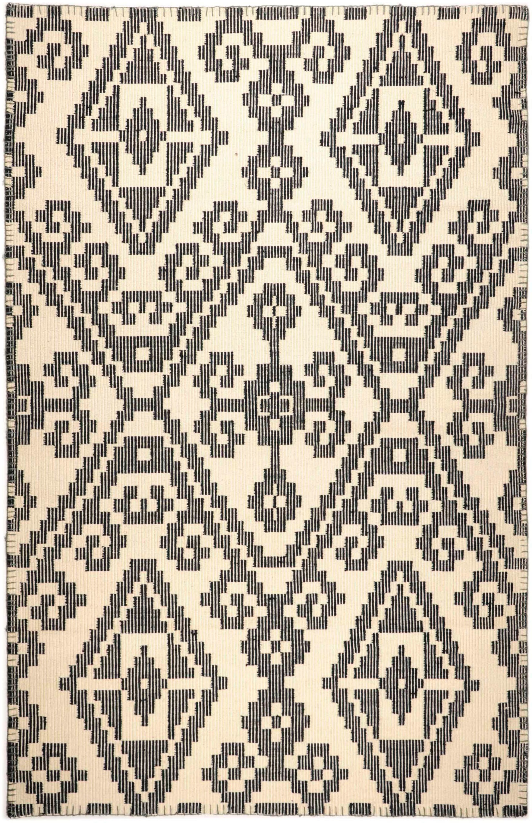 TOM TAILOR HOME Wollteppich "Large Pattern Kelim" rechteckig 6 Höhe reine W günstig online kaufen