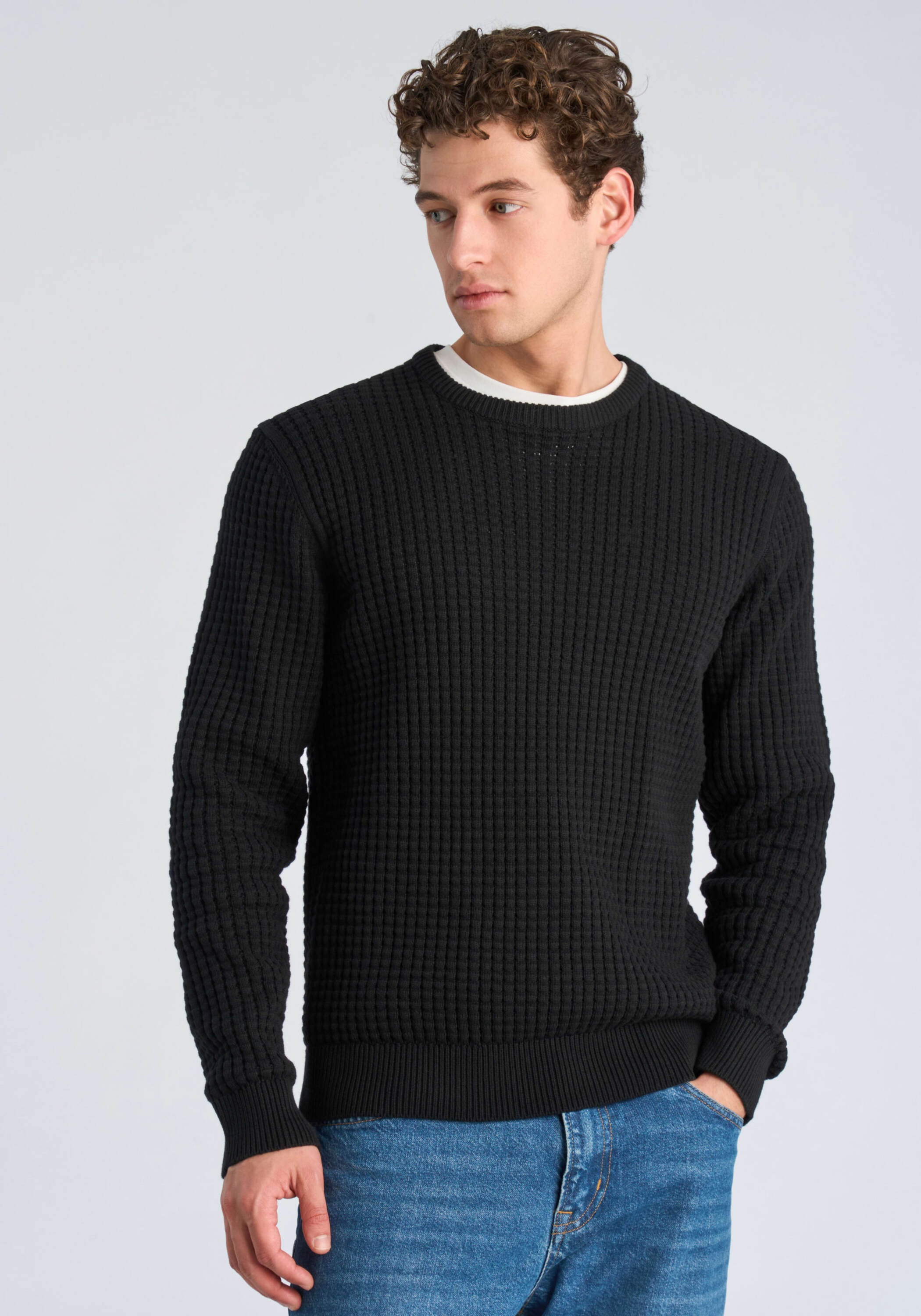 LINDBERGH Strickpullover "Strickpullover Relaxed Fit"