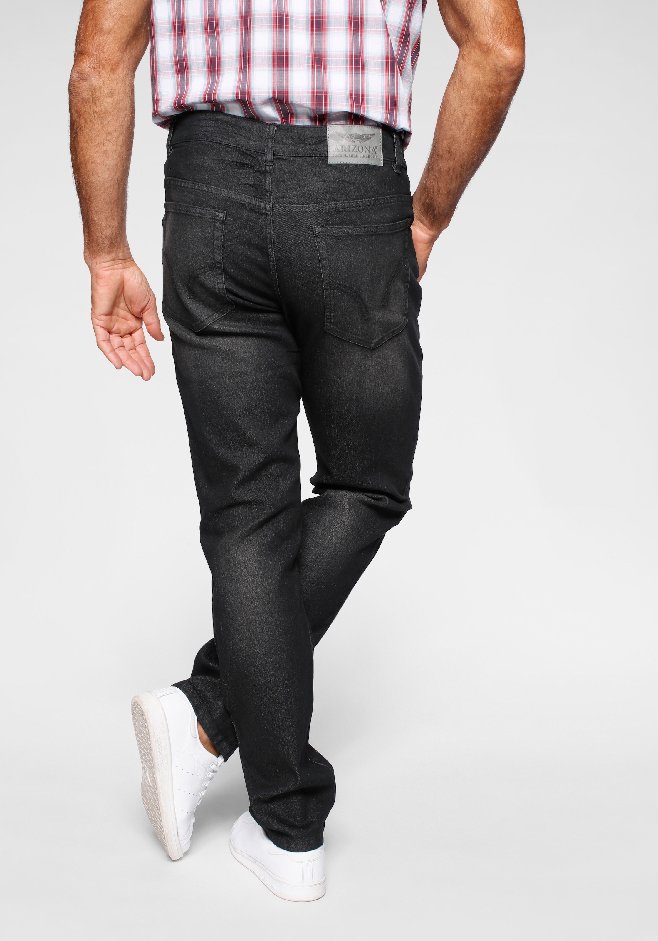 Arizona Dehnbund-Jeans "Paul", elastischer Dehnbund, Comfort-Fit, gerader B günstig online kaufen