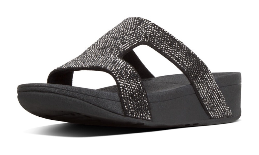 Fitflop Pantolette »MARLI«, Sommerschuh, Strandschuh, Sandale, Flats mit Glitzer-Details
