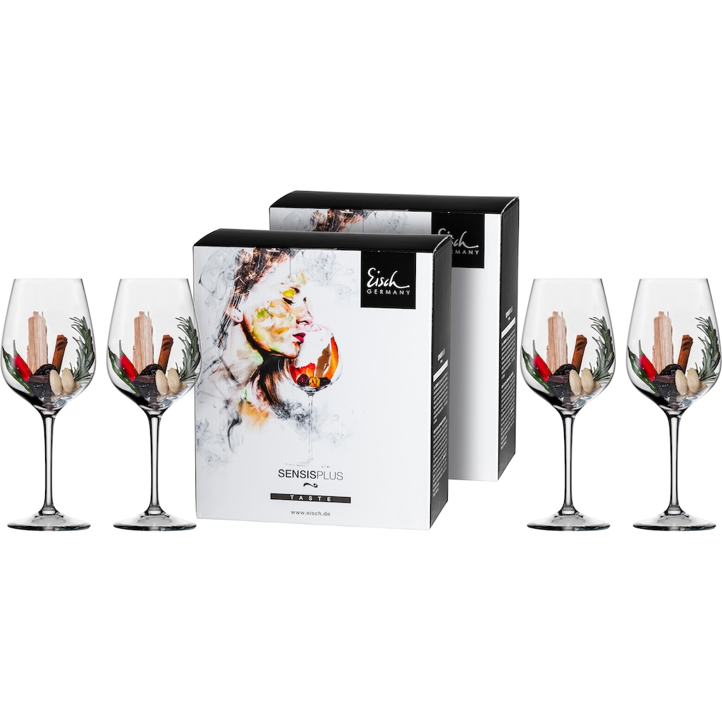 Eisch Rotweinglas »Superior SensisPlus«, (Set, 4 tlg.)