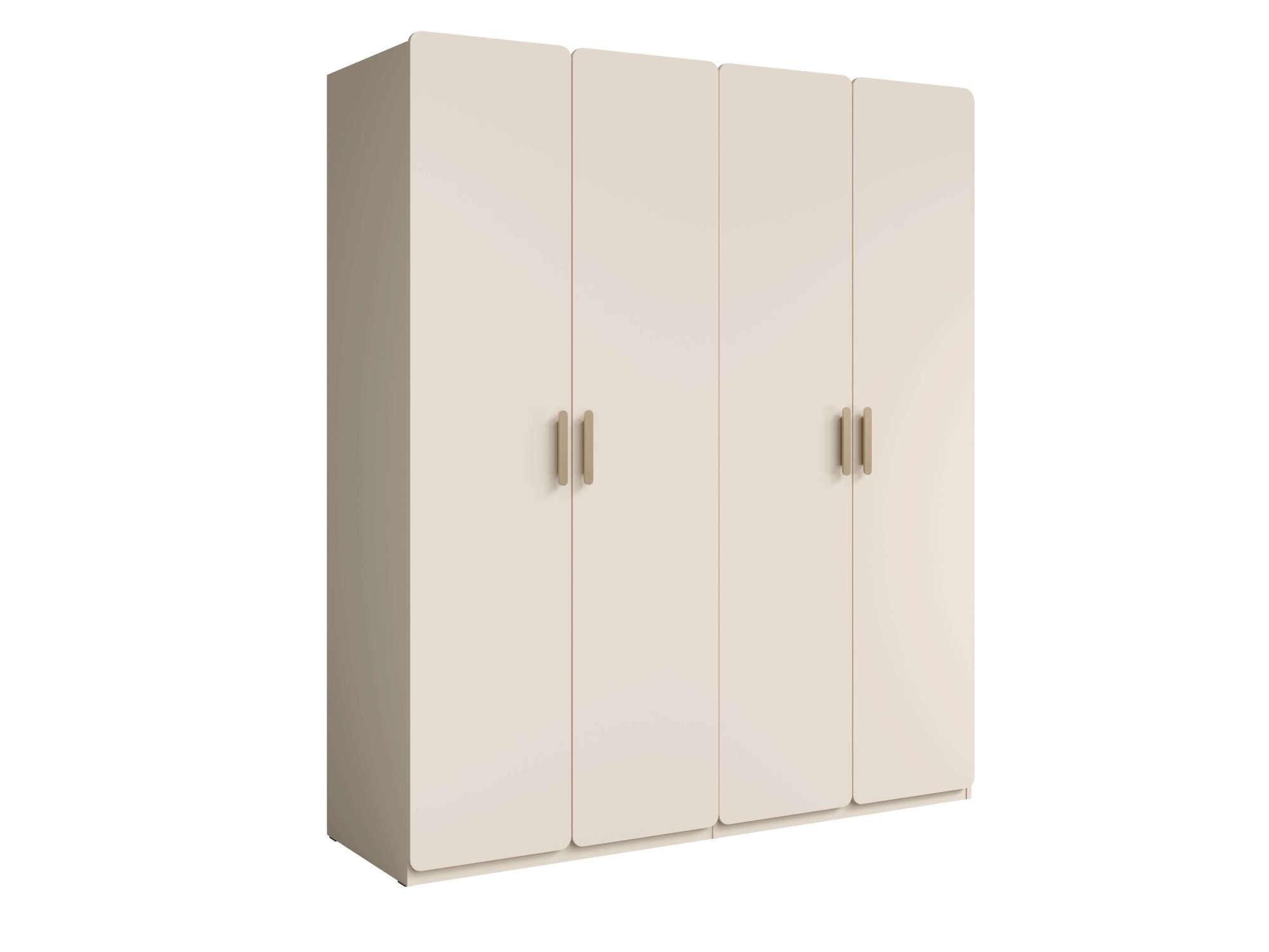 Thumbnail - Home affaire Kleiderschrank "CLAREI mit 2 Einlegeböden, 2 Kleiderstangen, Maße B/H/T 179/210/60,5cm", Garderobe mit 4 Dr...