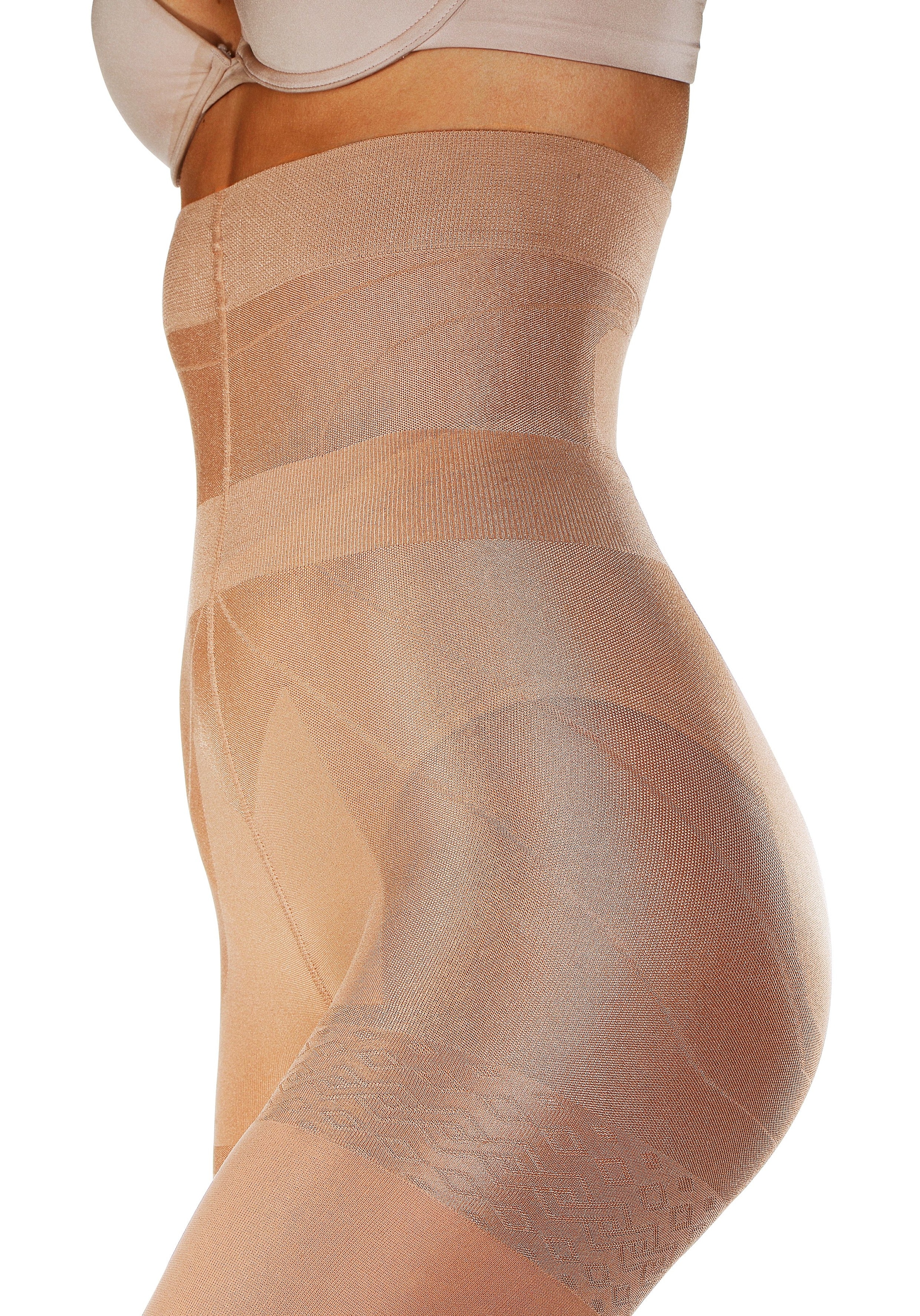 LASCANA Feinstrumpfhose, (2 St.), Bodyshaper mit extrahohem Bund