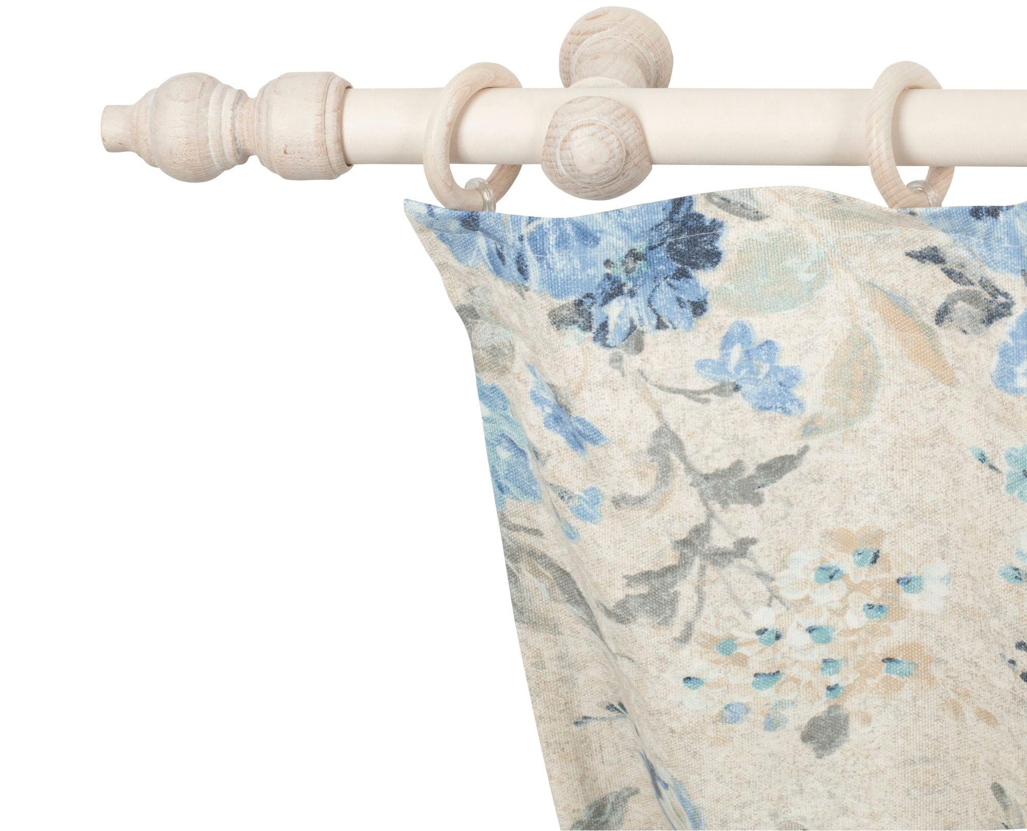 SN DECO GROUP Gardinenstange "Filigrano" 1 läufig-läufig Fixmaß 28 mm, Holz günstig online kaufen