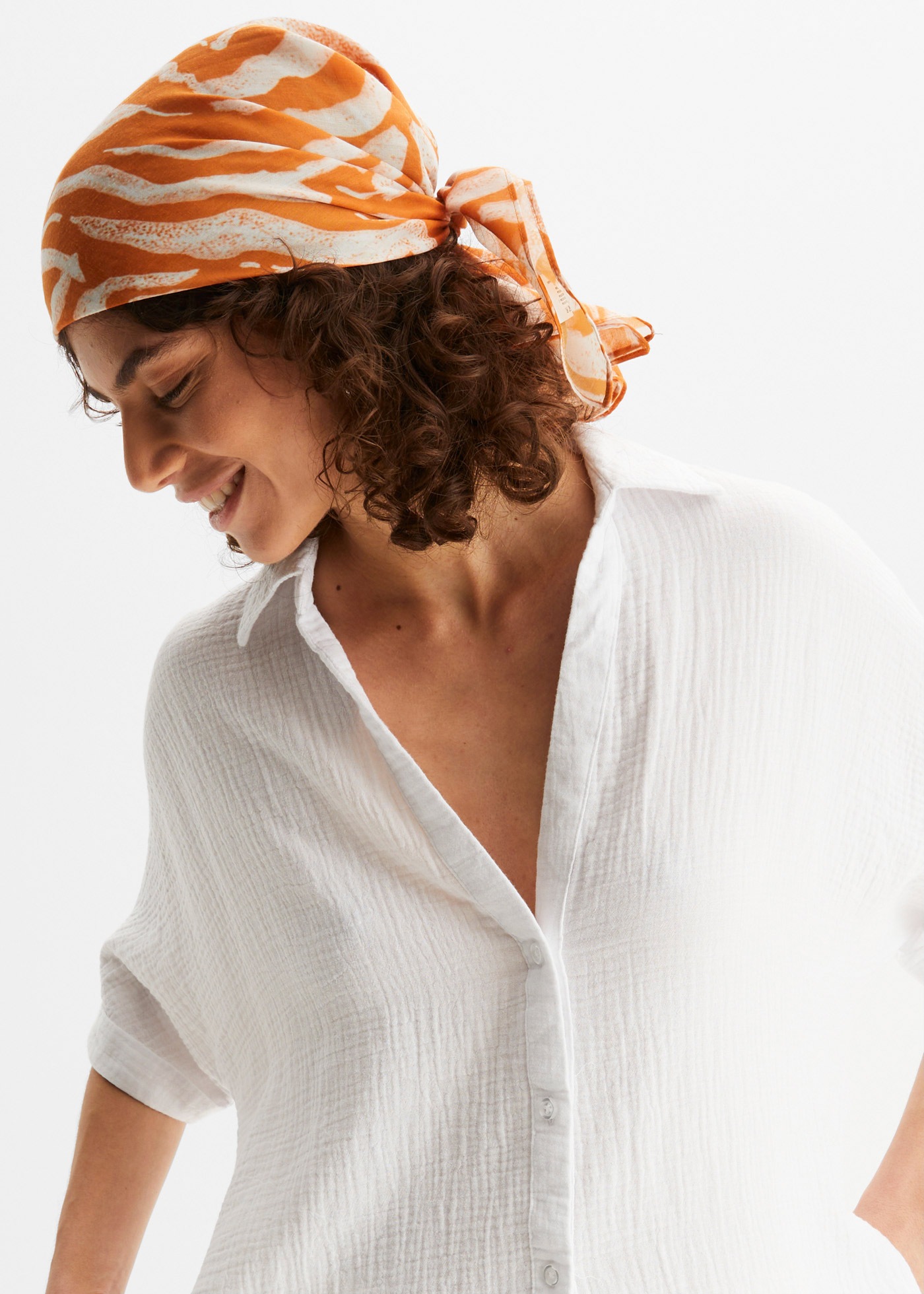 bonprix Shirtbluse "Oversize-Longbluse aus softem Musselin" Oversize-Passfo günstig online kaufen